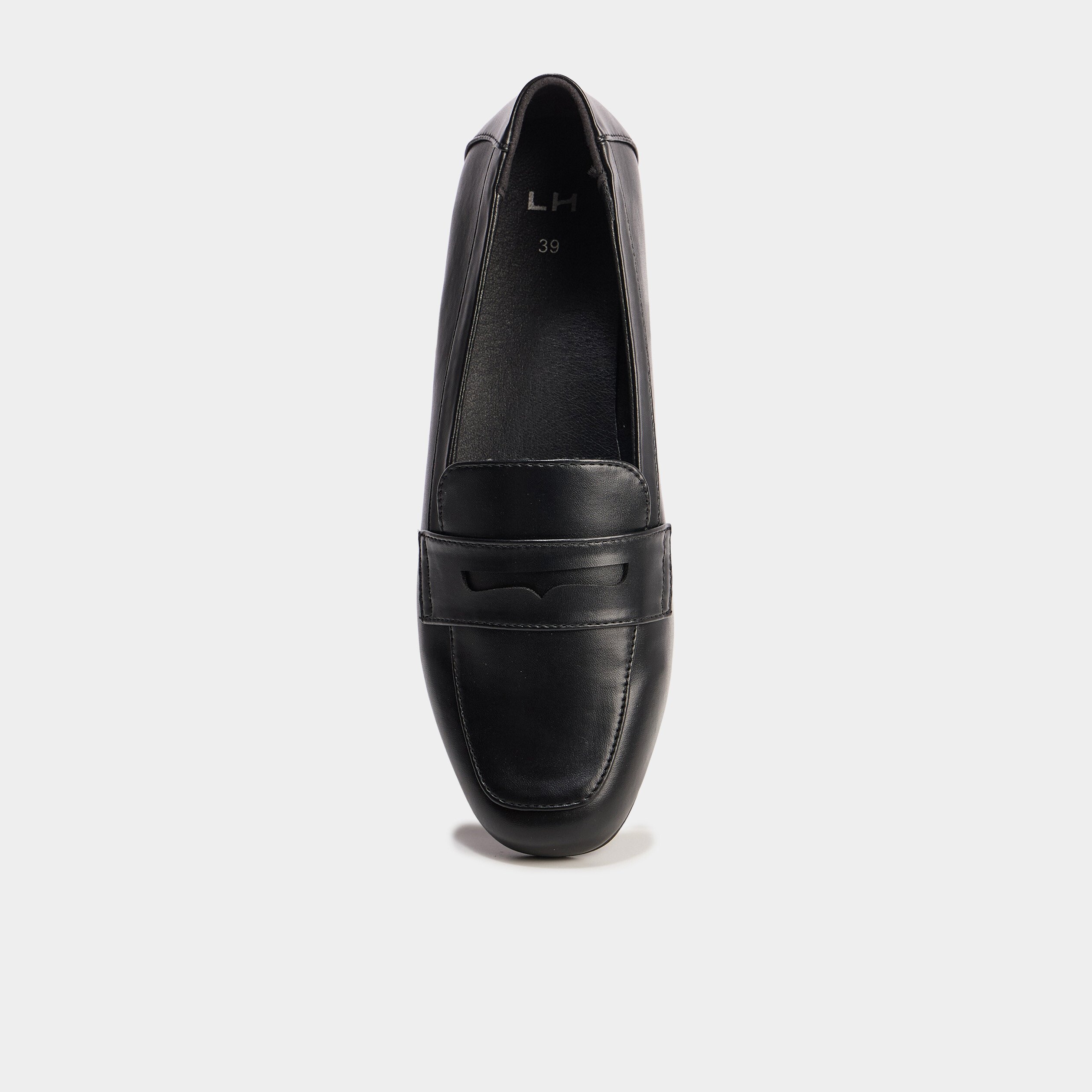 mocassins bout carre noir femme Mocassins bout carré noir femme