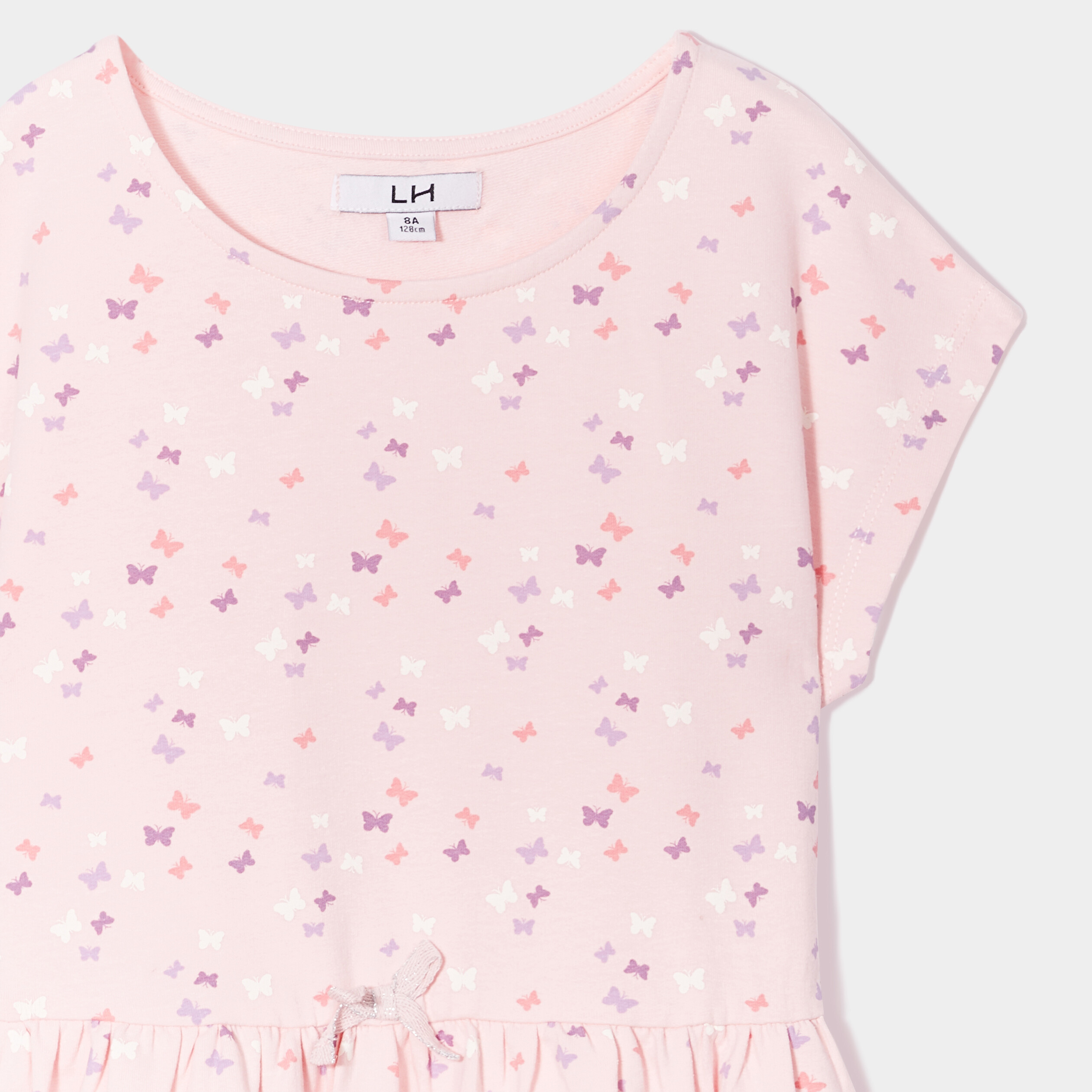robe droite sans manches rose clair fille Robe droite sans manches rose clair fille