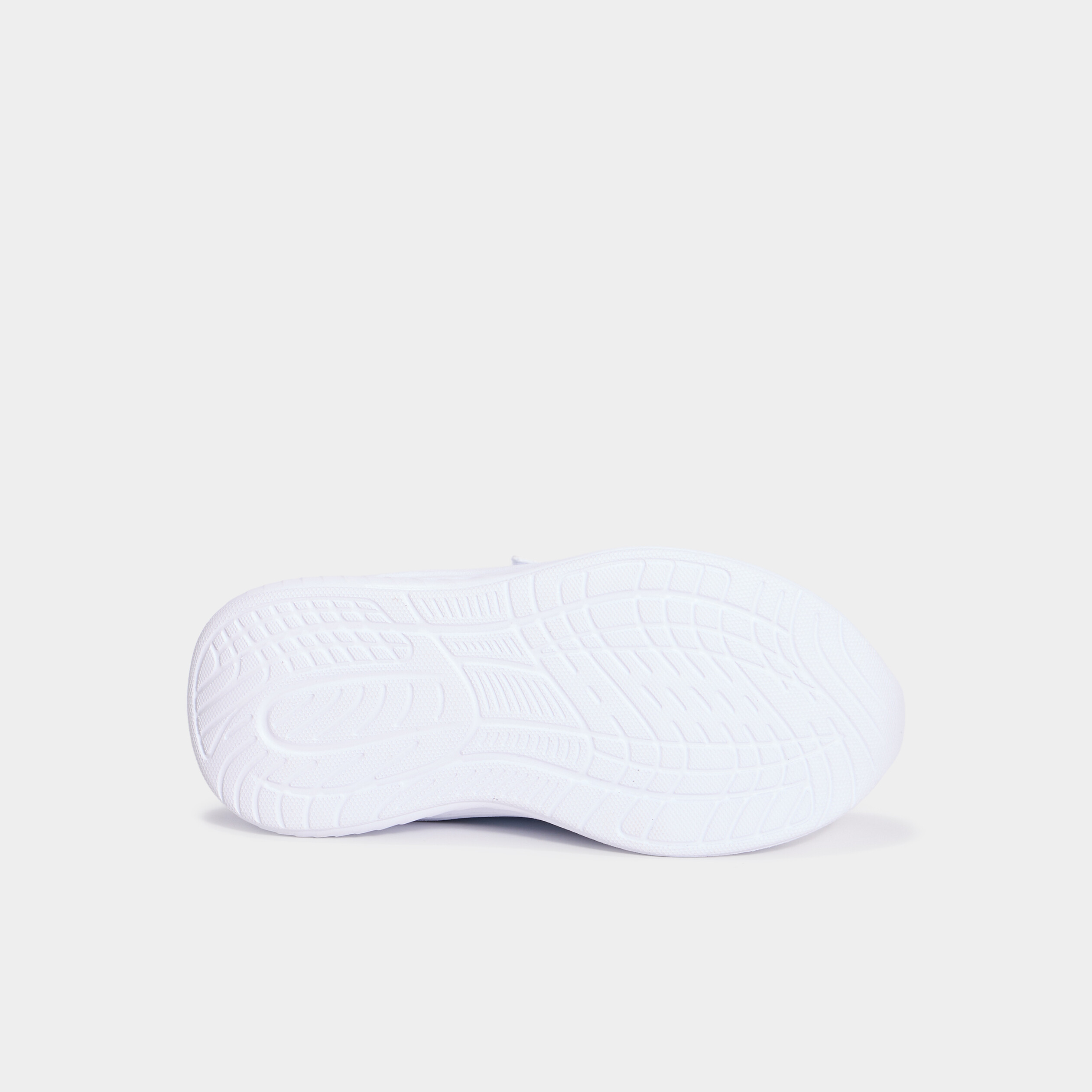 Baskets running &agrave; scratchs blanc fille