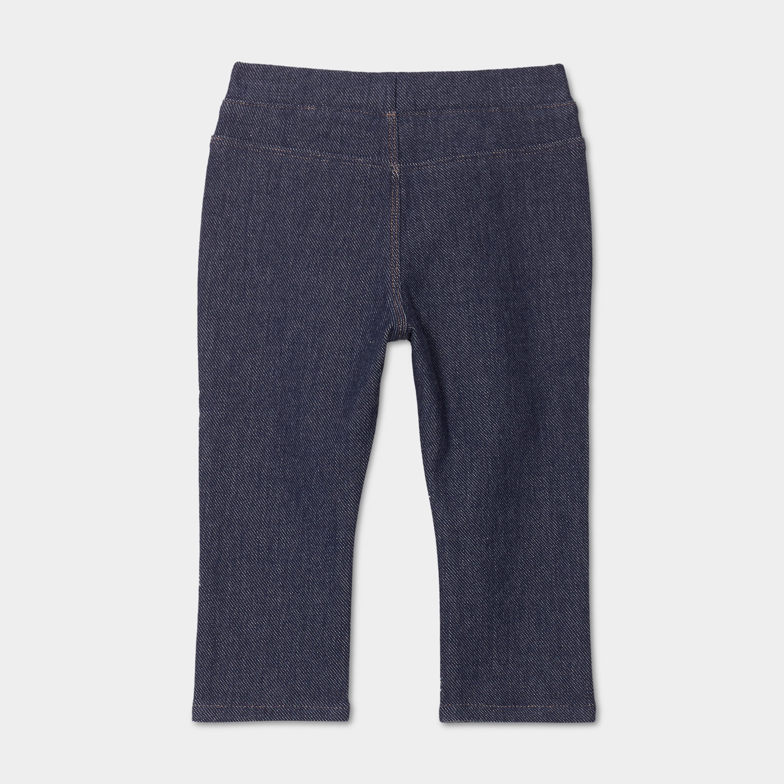Tregging en jean taille &eacute;lastiqu&eacute;e denim stone b&eacute;b&eacute; fille