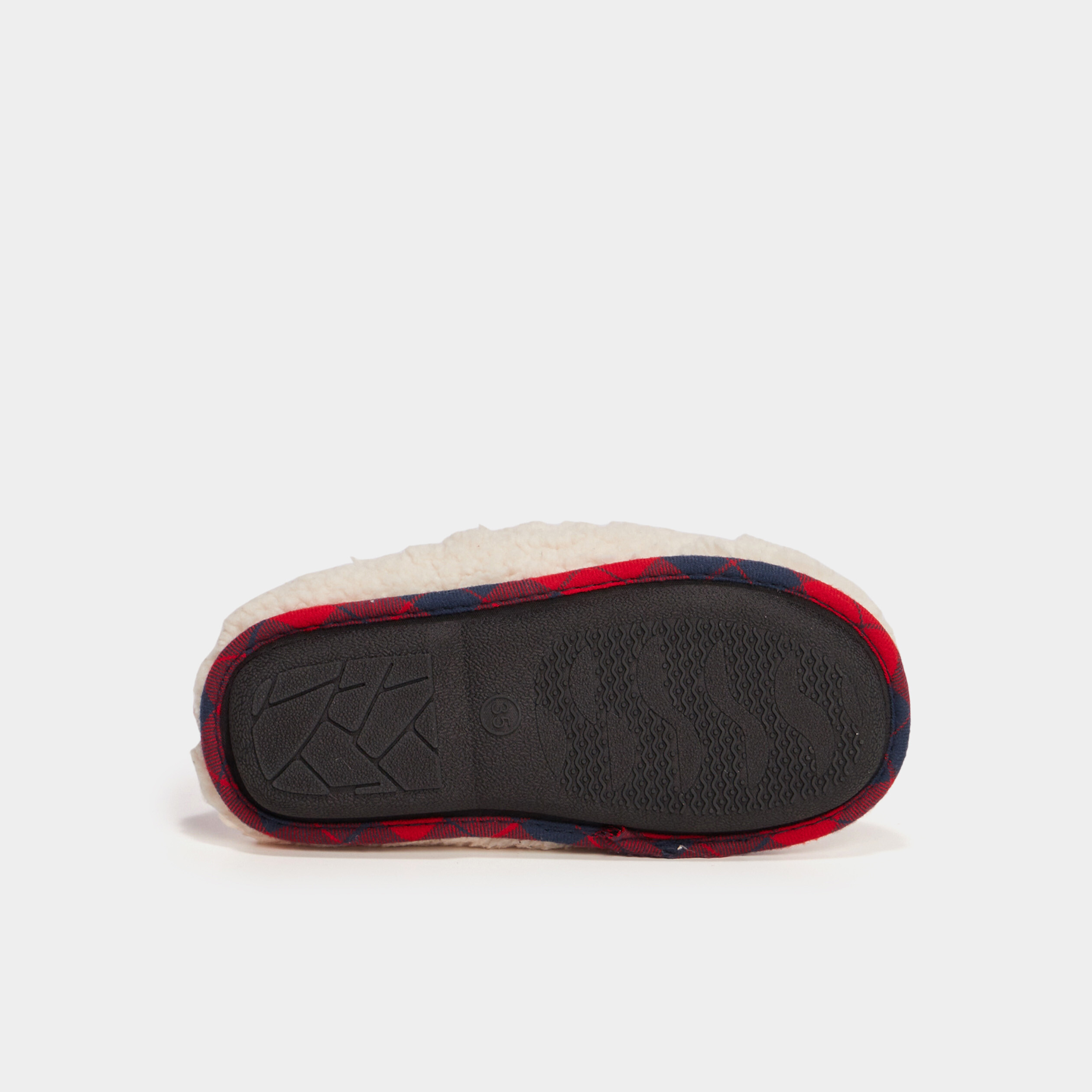 Chaussons mules Noël sable garçon