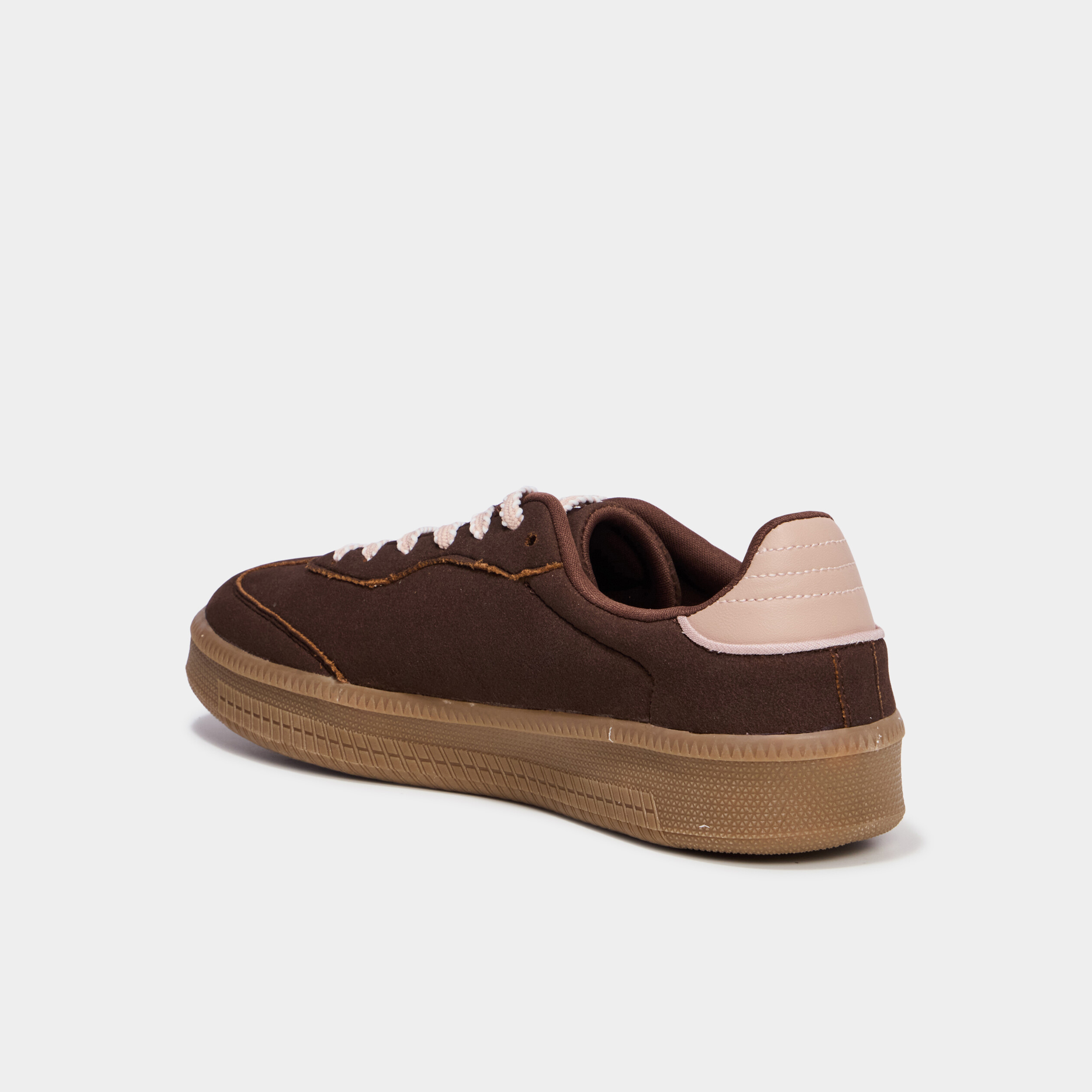 Baskets &agrave; lacets bordeaux femme