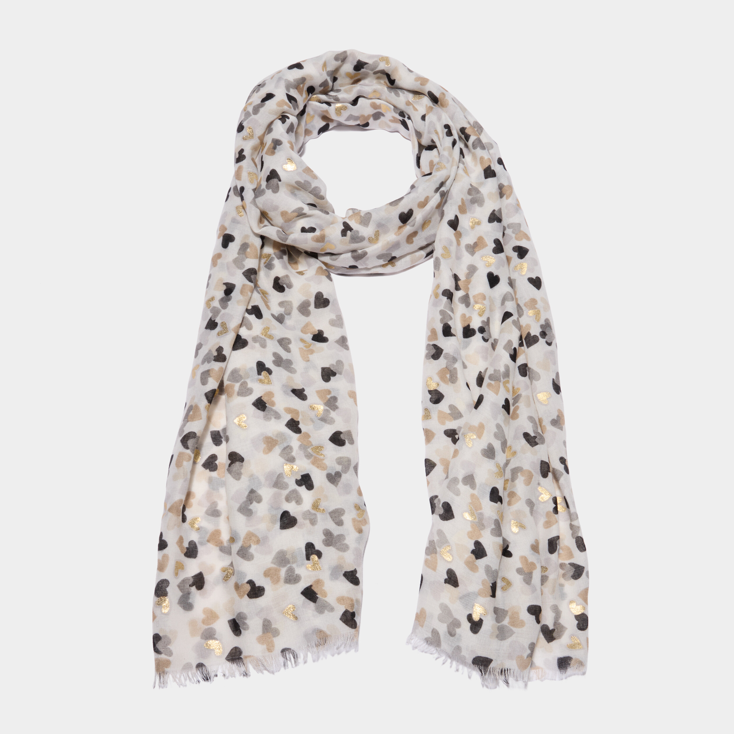 Foulard noir femme