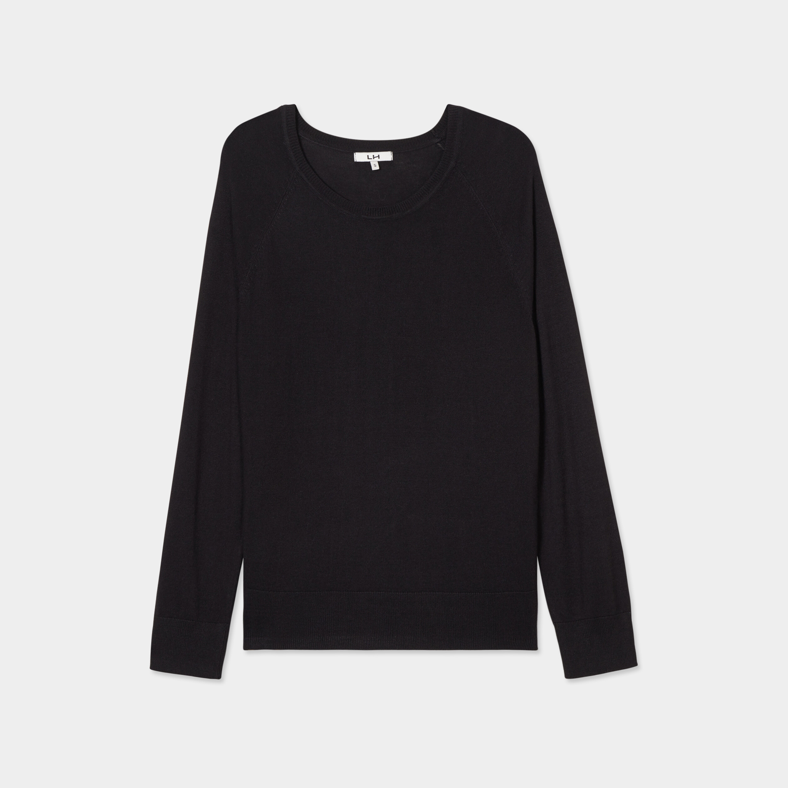 pull col rond manches longues noir femme Pull col rond manches longues noir femme