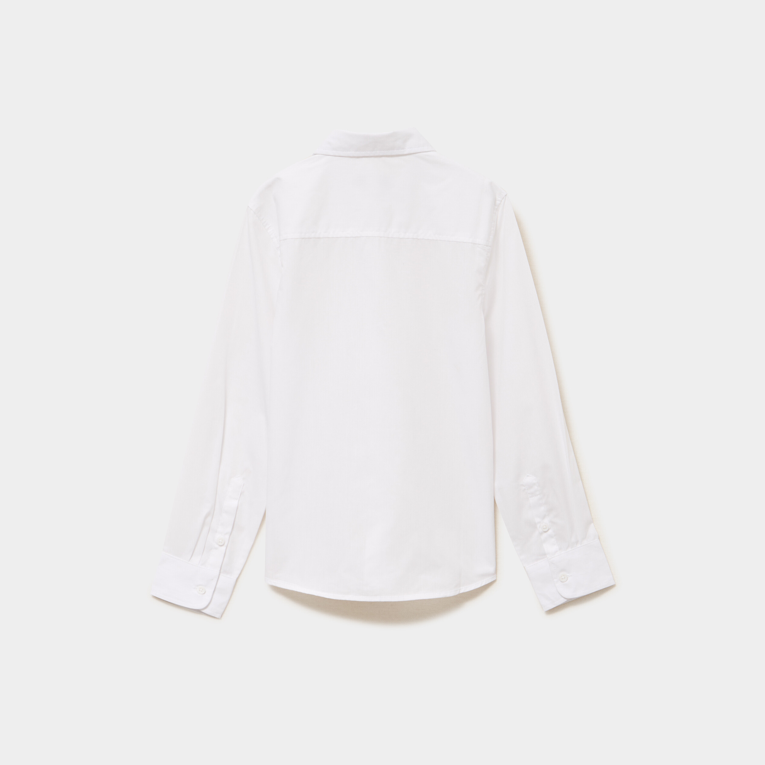 Chemise manches longues blanc gar&ccedil;on