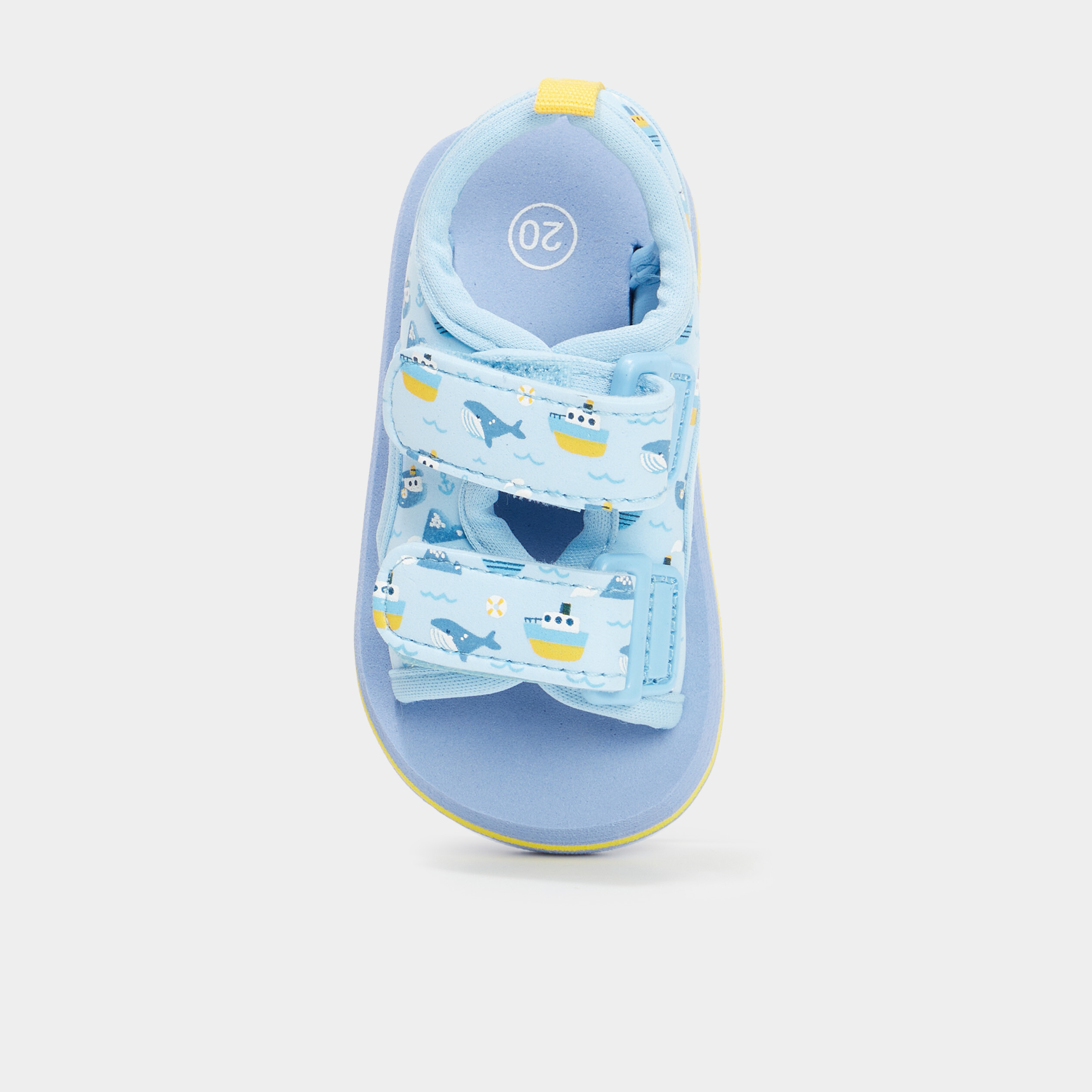 Sandales à scratchs multicolore bébé garçon