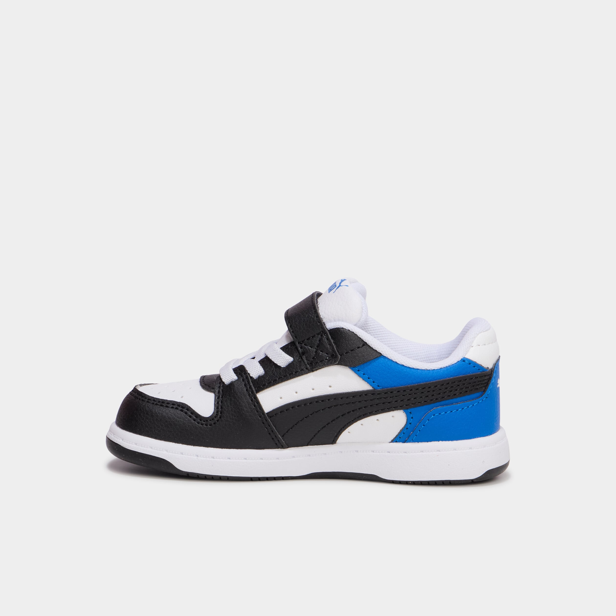 Baskets &agrave; scratchs Puma Rebound Slam bleu electrique gar&ccedil;on