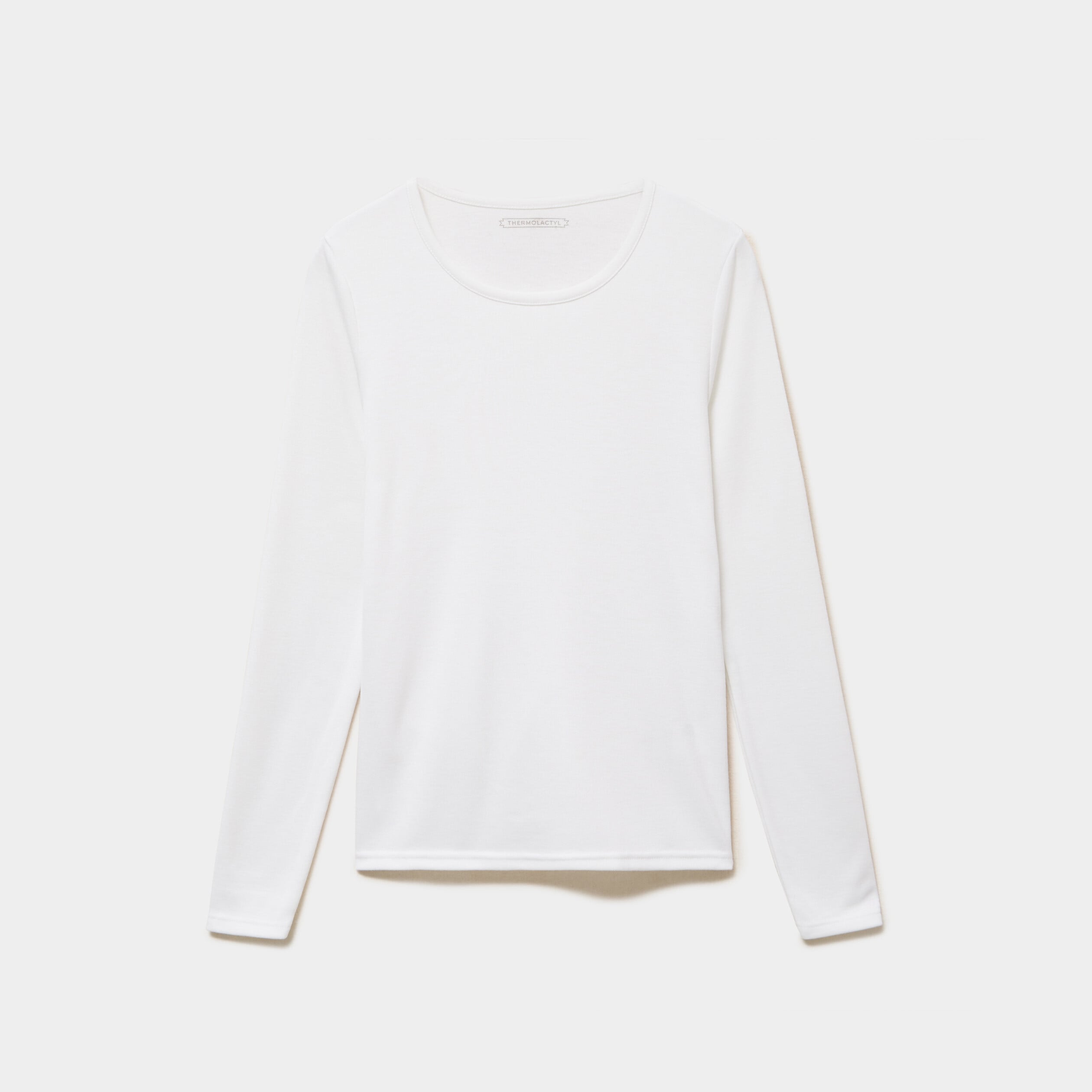 T-shirt thermique Damart x Trappeur blanc femme