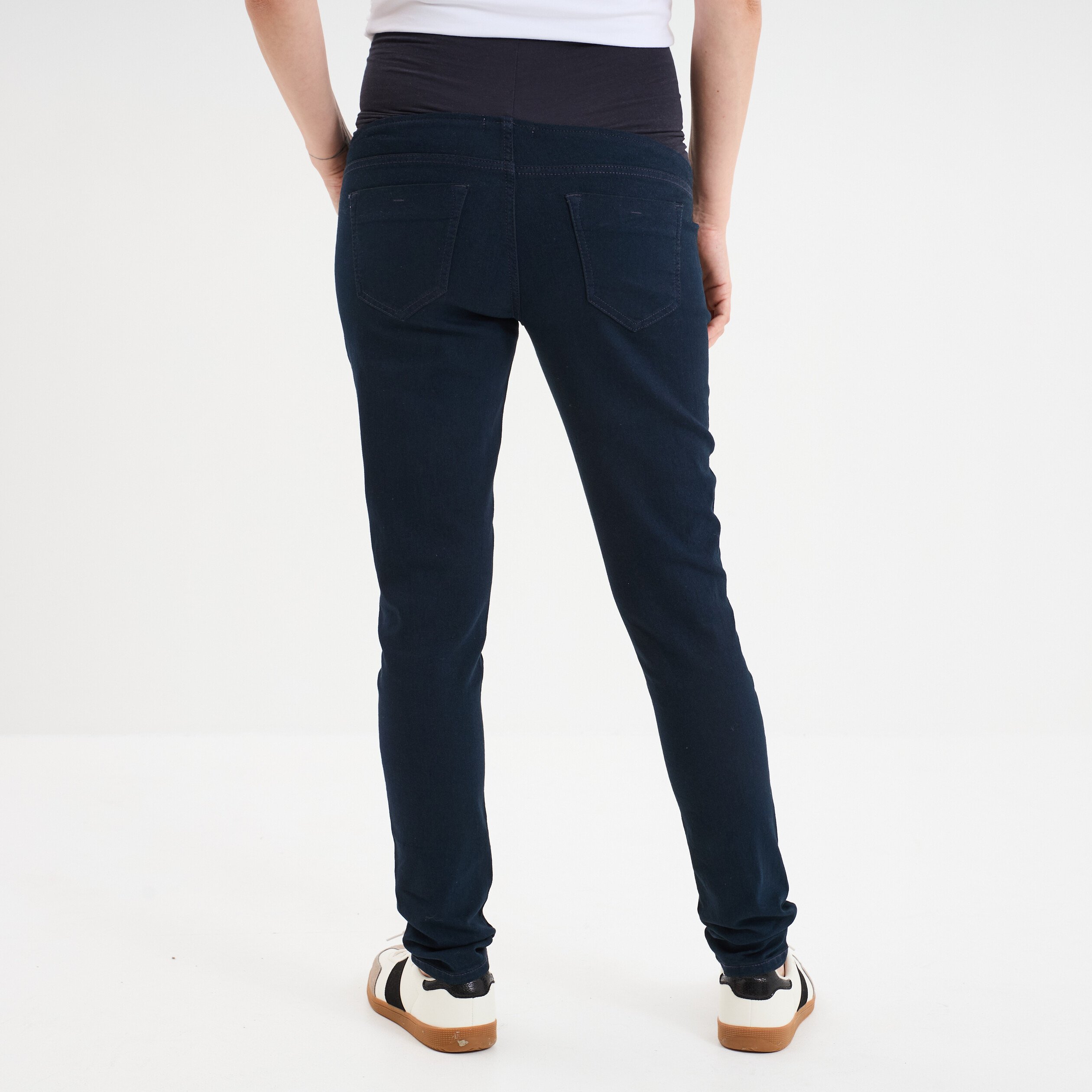 jegging grossesse confort avec bandeau denim blue black femmemater Jegging grossesse confort avec bandeau denim blue black femme maternité