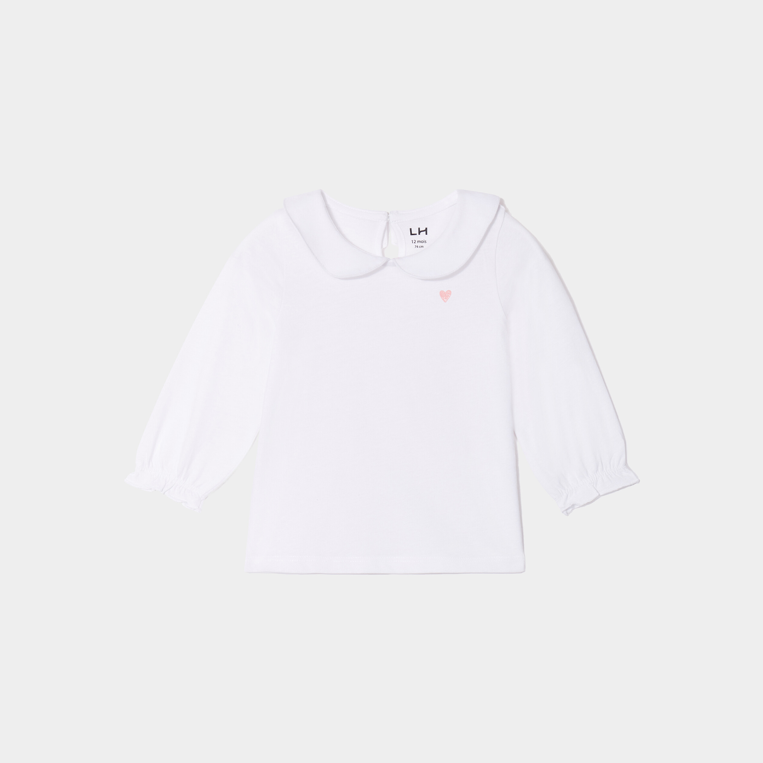 T-shirt Fille Johnnie Boden Bleu Marine Brodé - Taille 8 Ans, Coton 100%
