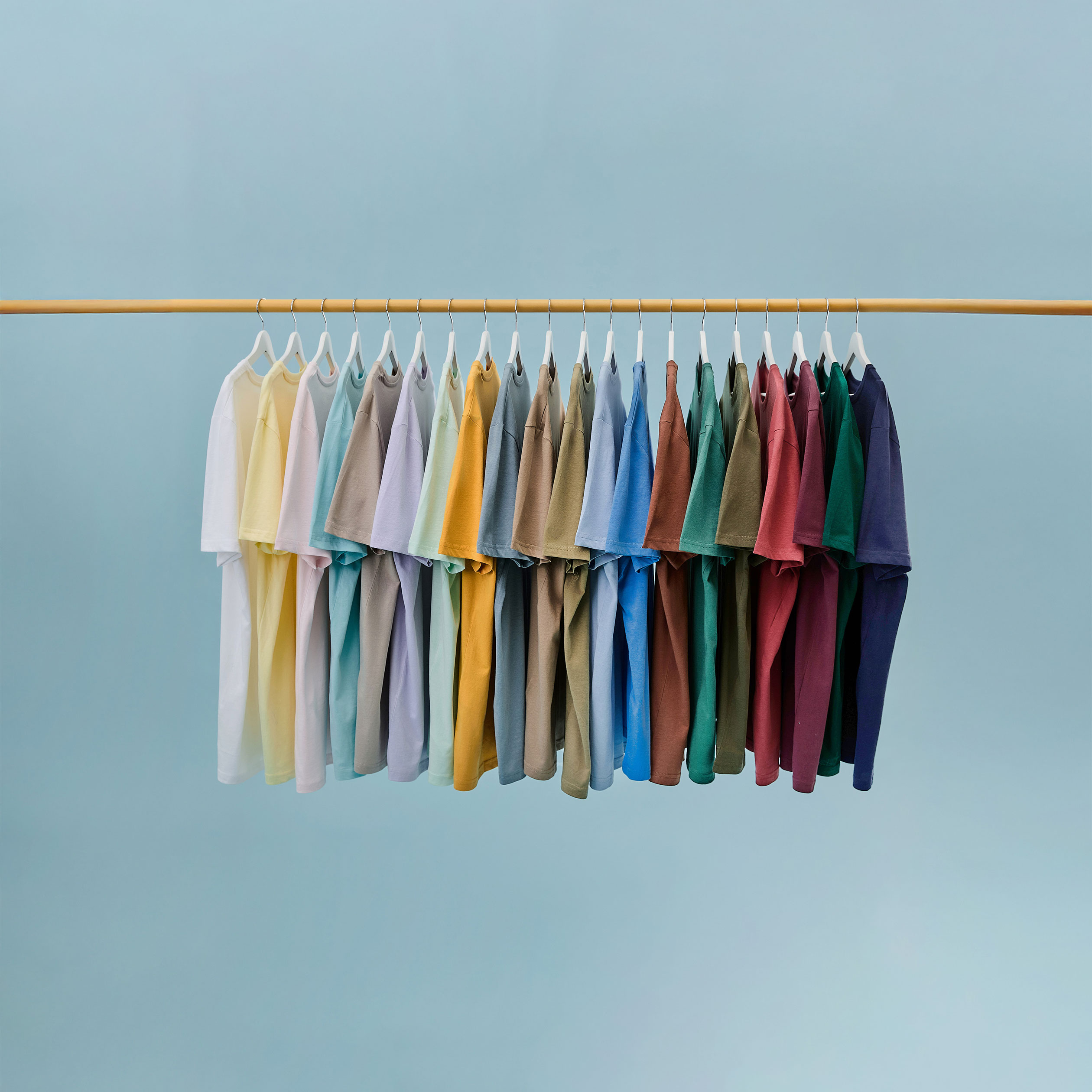 t shirt en coton manches courtes vert pastel homme T-shirt en coton manches courtes vert pastel homme