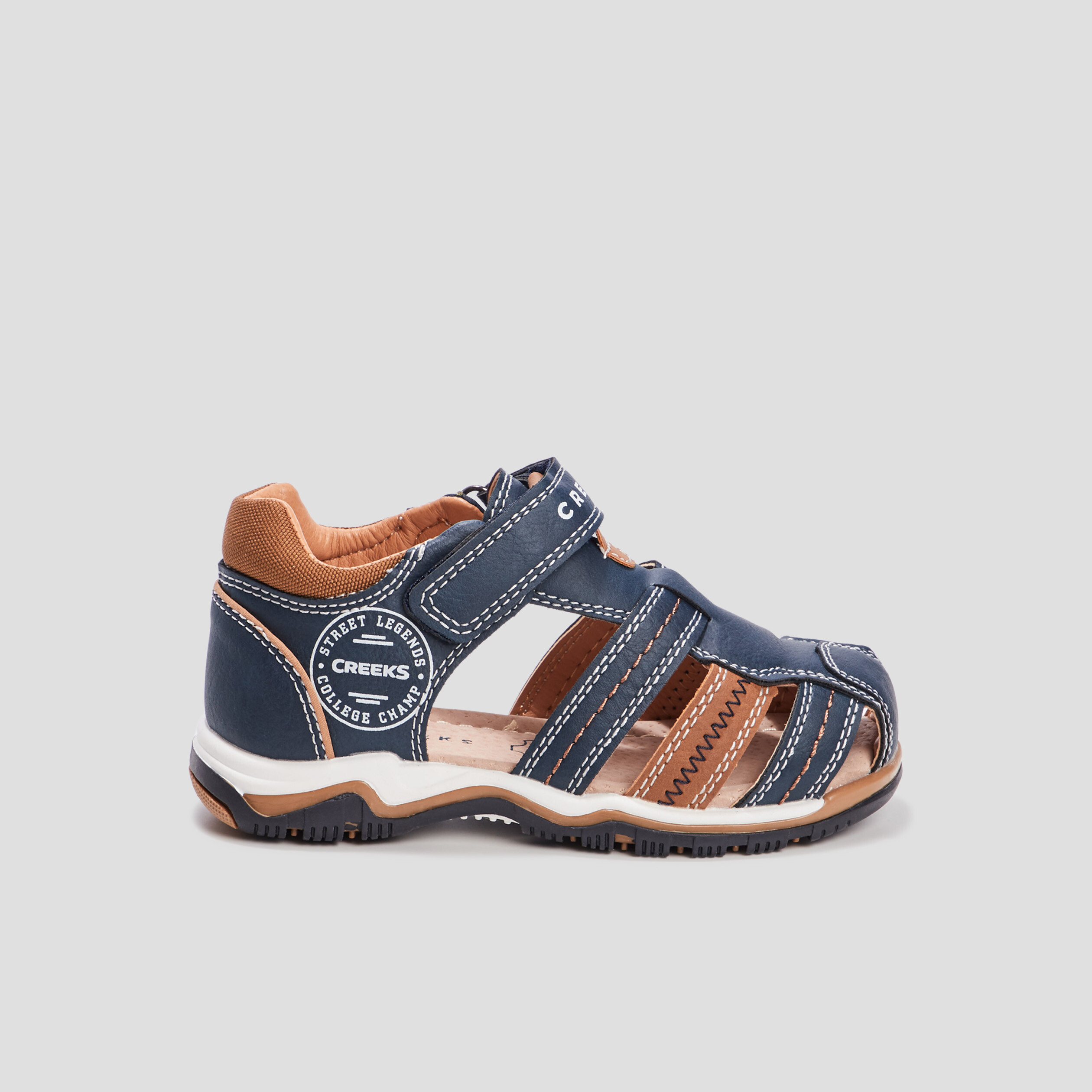 Sandales Creeks bleu garcon La Halle