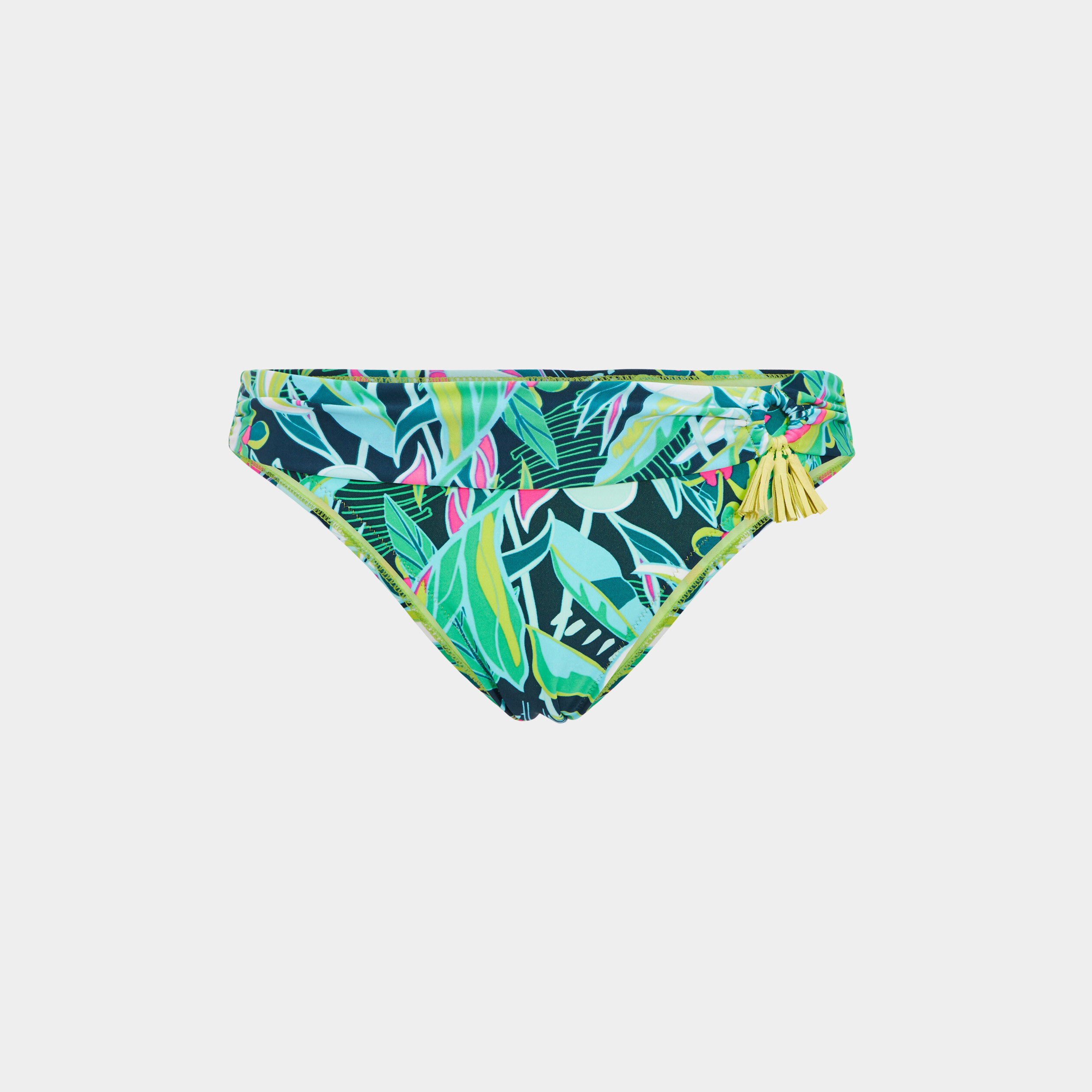 bas de maillot de bain imprime vert femme Bas de maillot de bain imprimé vert femme