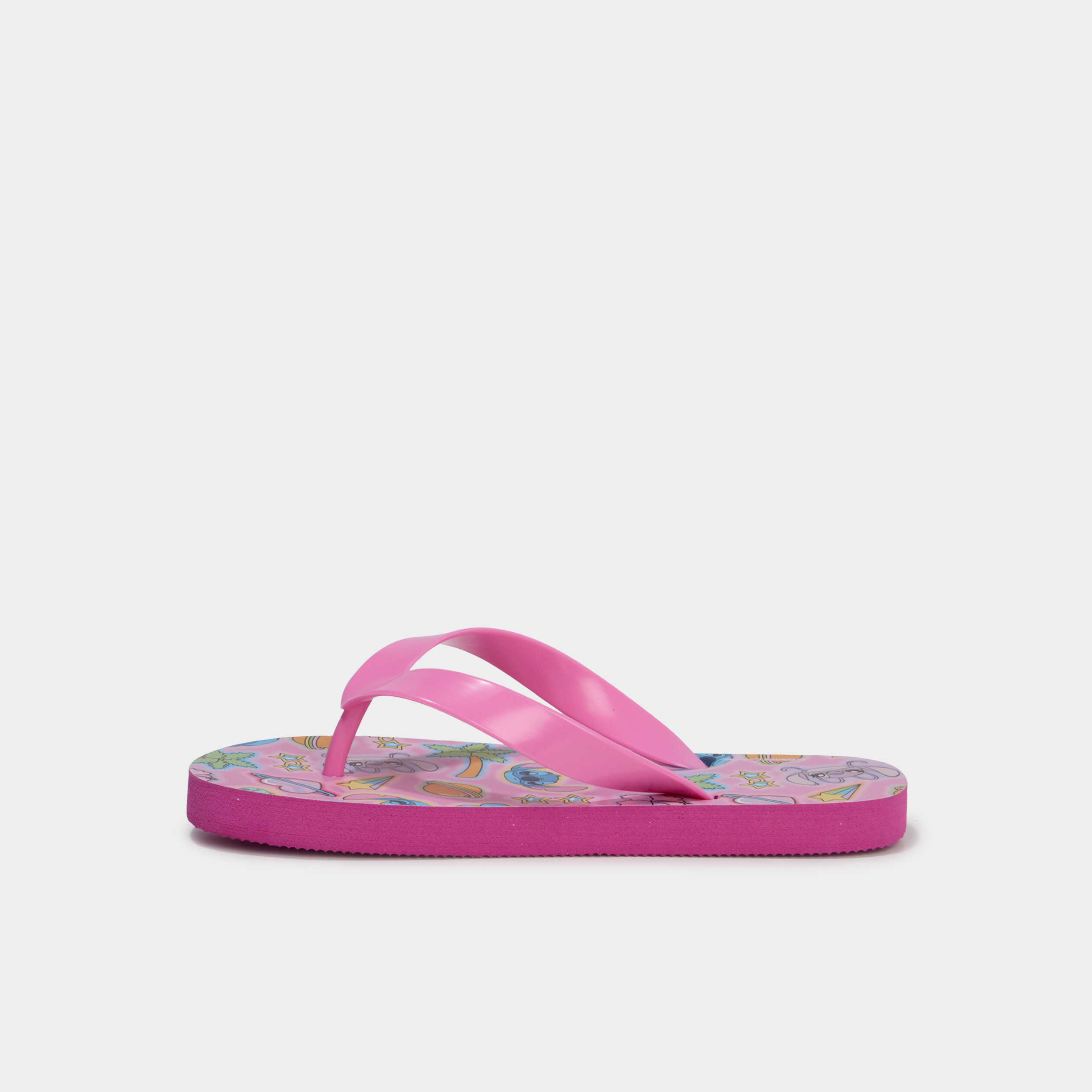 Tongs Stitch rose fille
