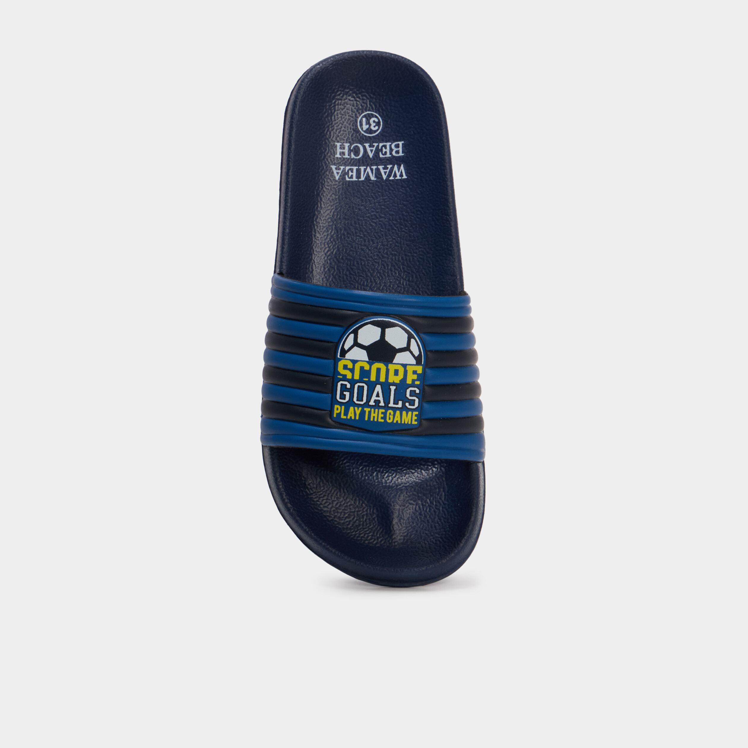 Claquettes de plage bleu gar&ccedil;on