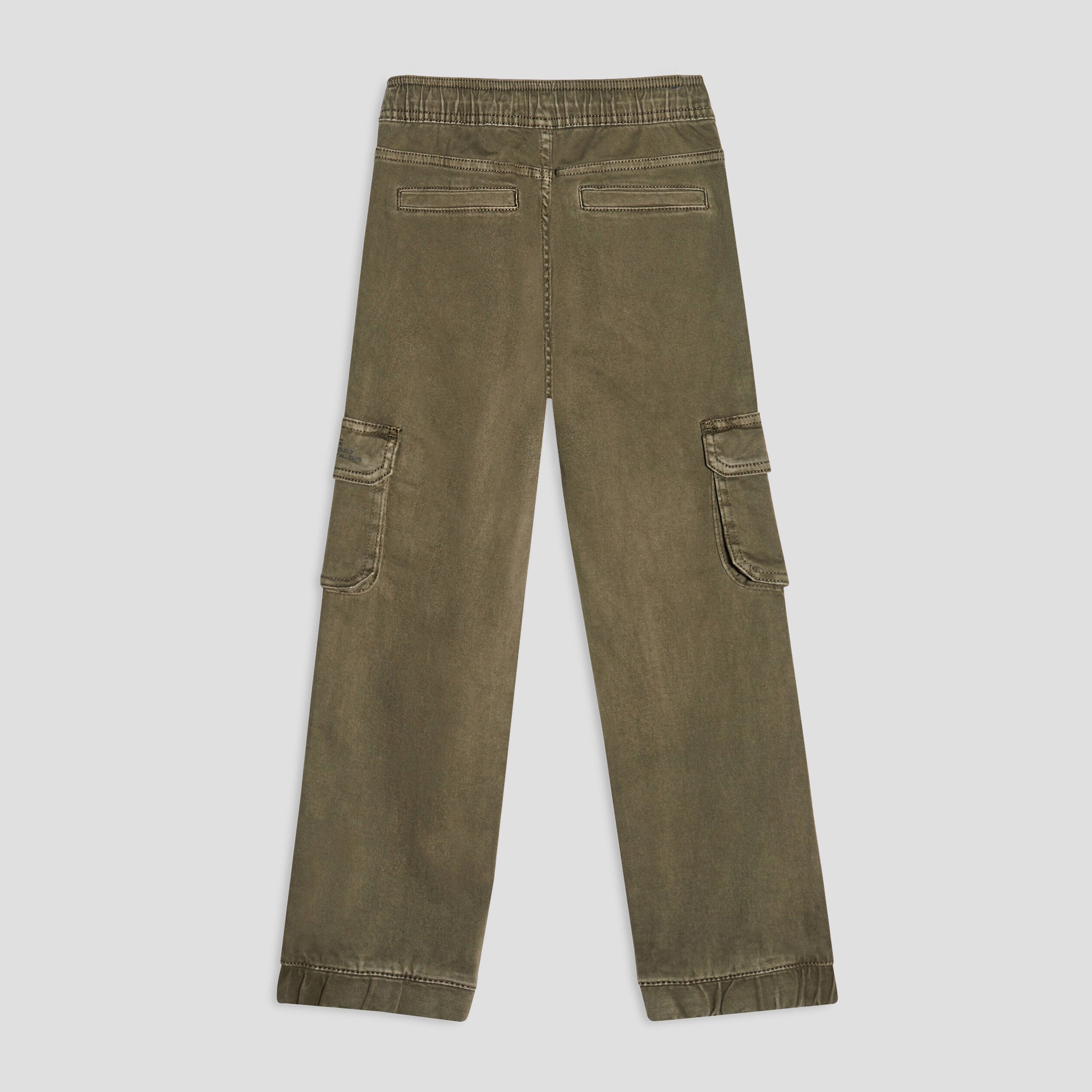 Pantalon jogger vert kaki gar&ccedil;on