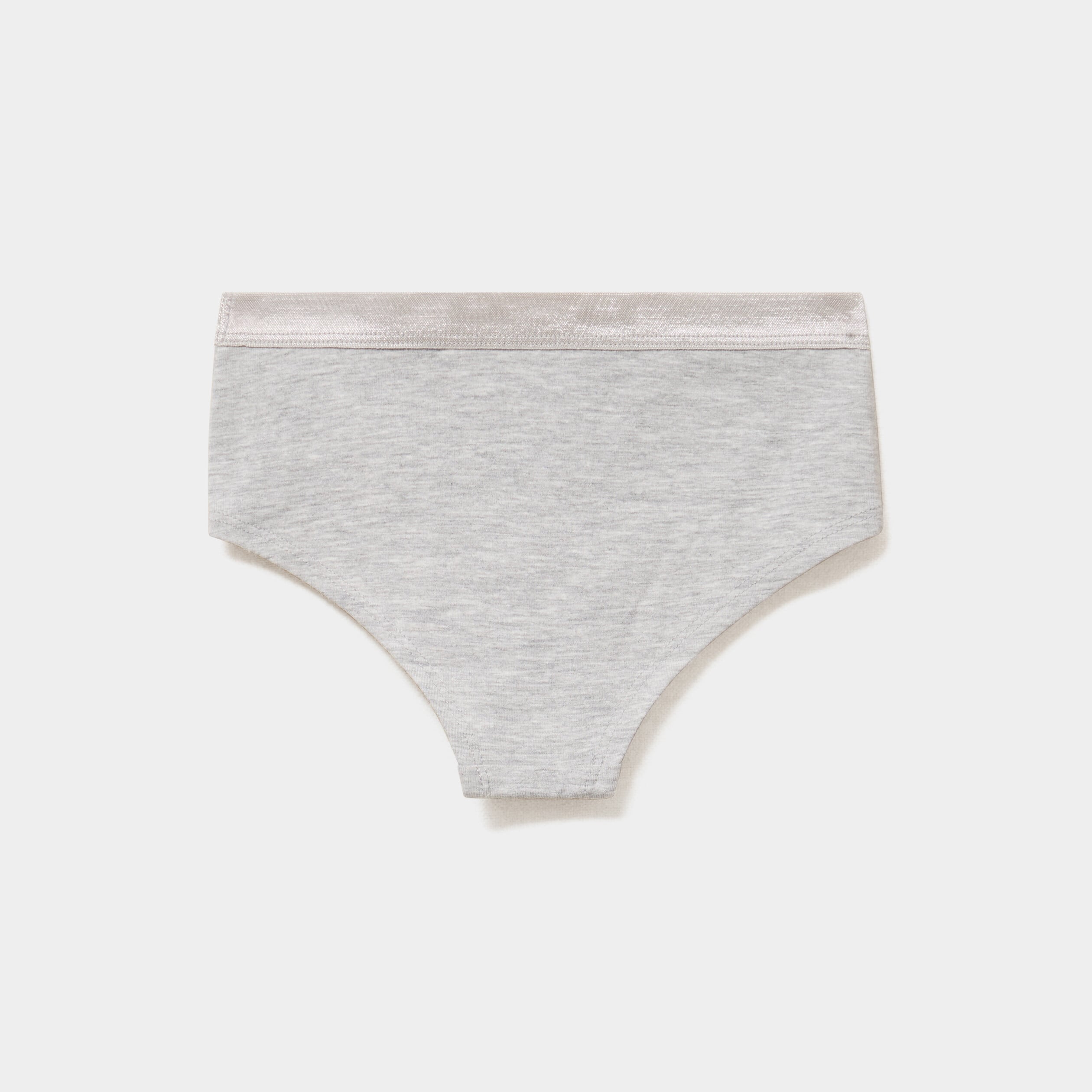 Lot 5 shortys coton majoritaire gris fille