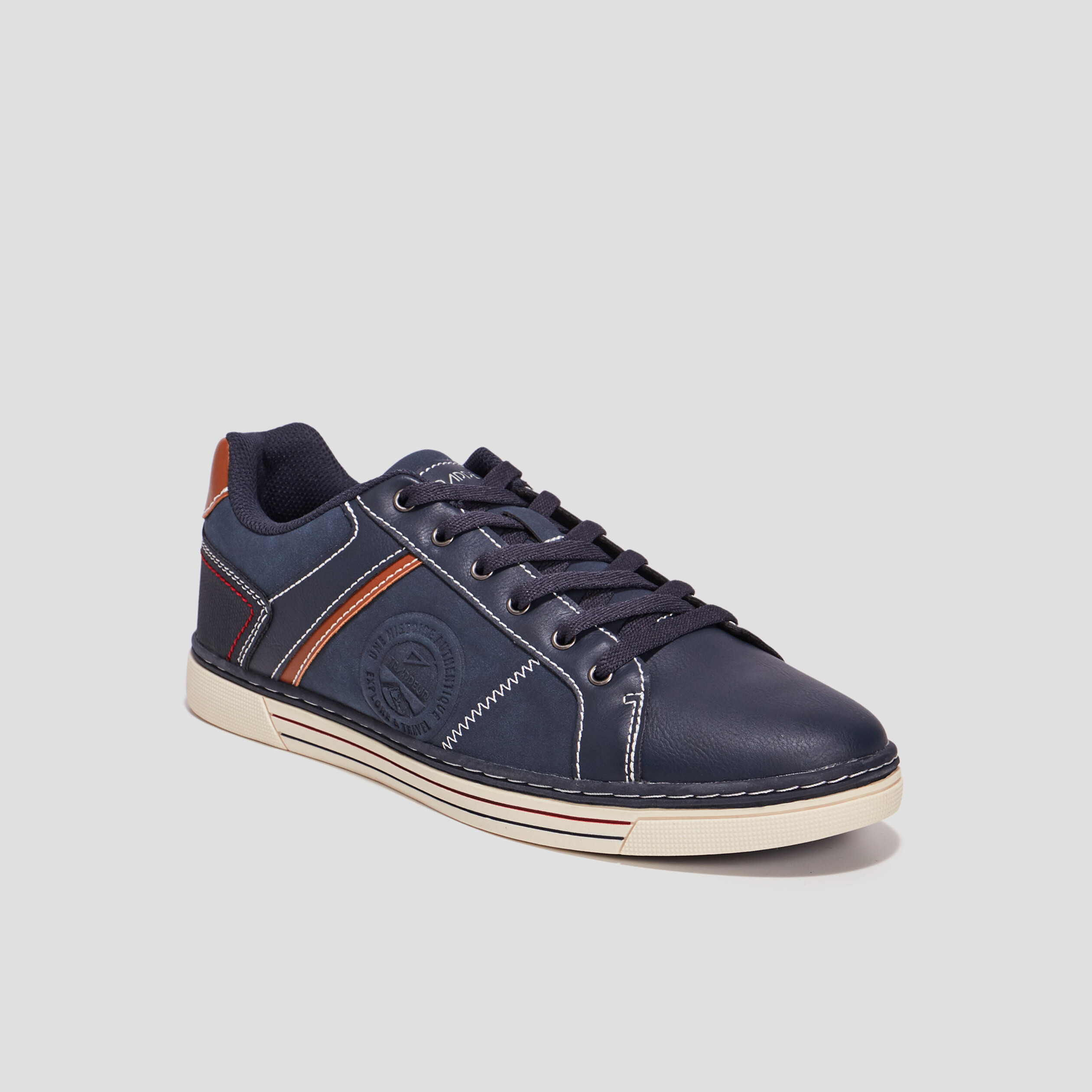 tennis a lacets trappeur bleu marine homme Tennis à lacets Trappeur bleu marine homme