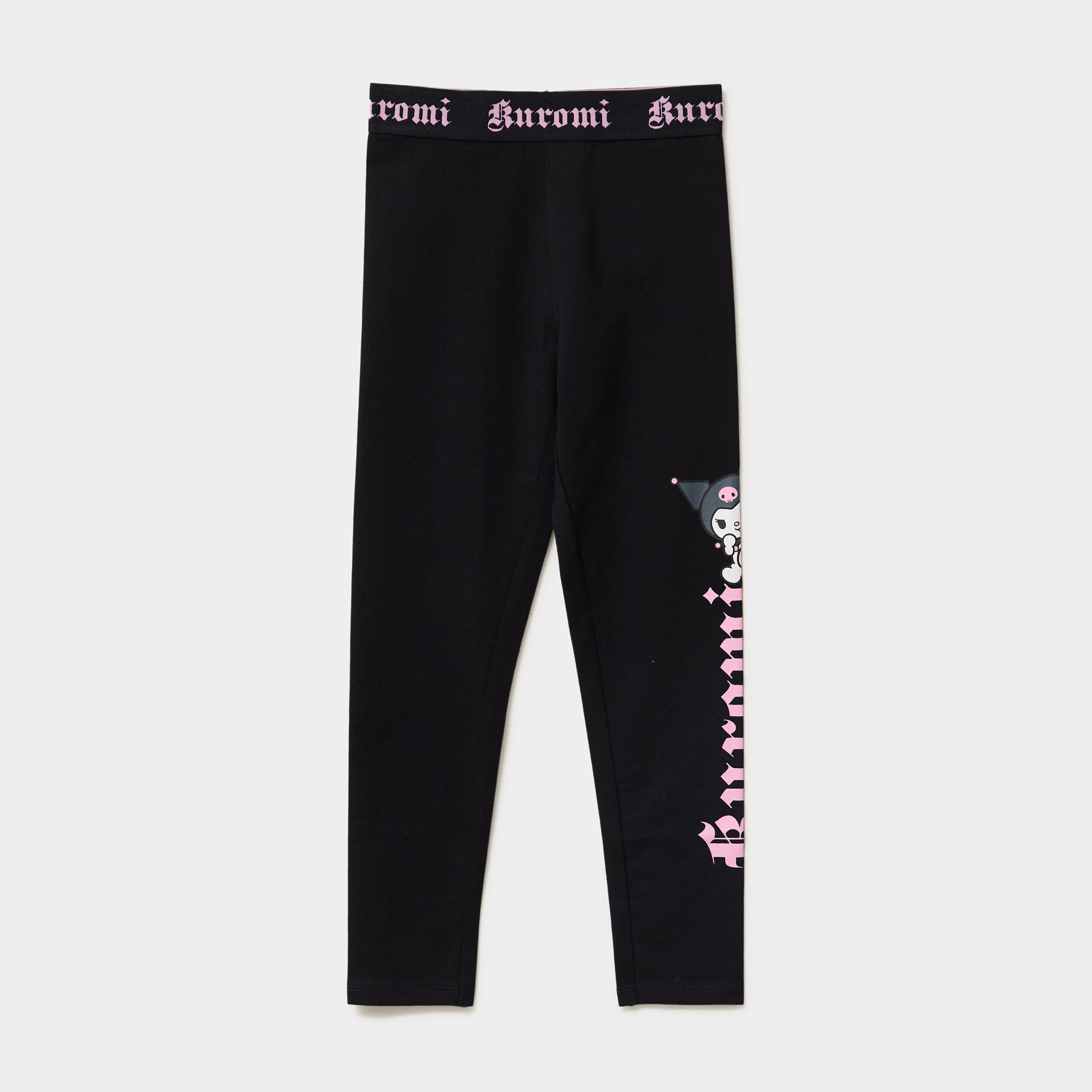 Legging coton Hello Kitty Kuromi noir fille