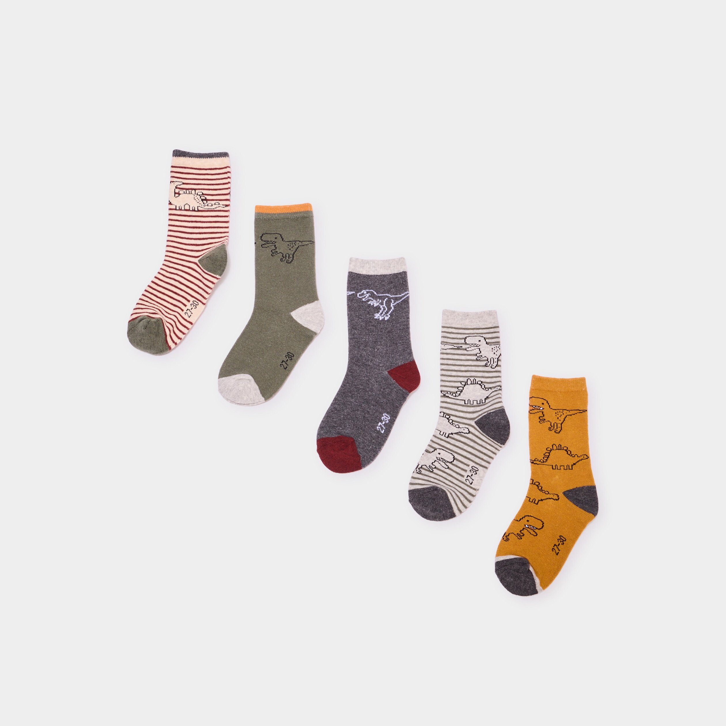 Defacto Lot Chaussettes Couleur Homme Chaussettes Garcon Sans