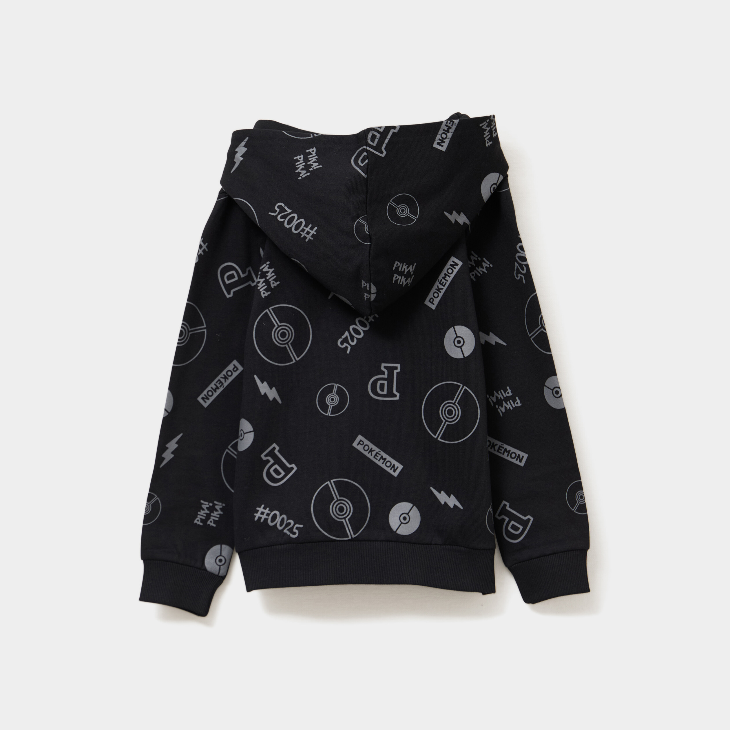 sweat hoodie pokemon pikachu noir garcon Sweat hoodie Pokémon Pikachu noir garçon