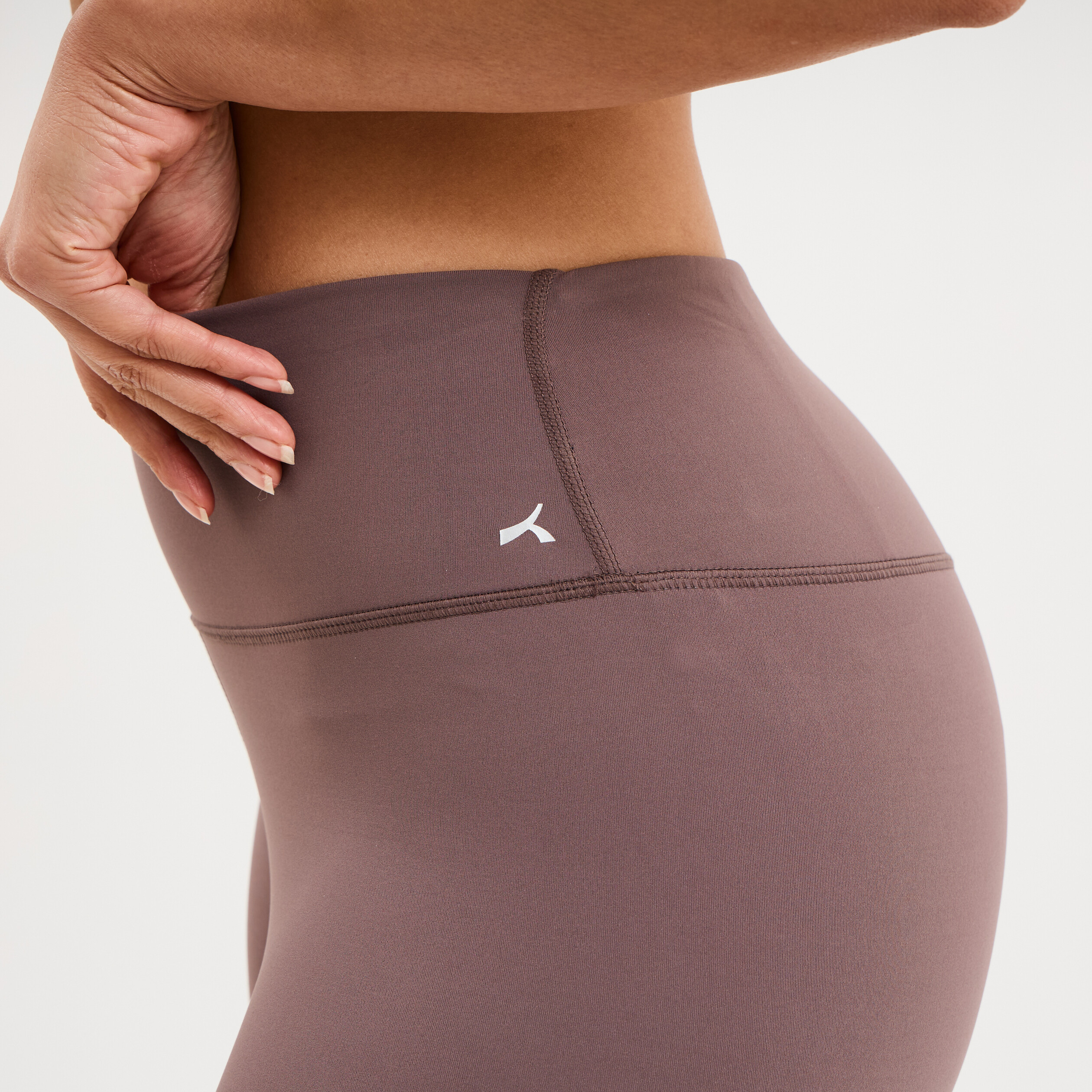 Legging corsaire de sport stretch mauve femme