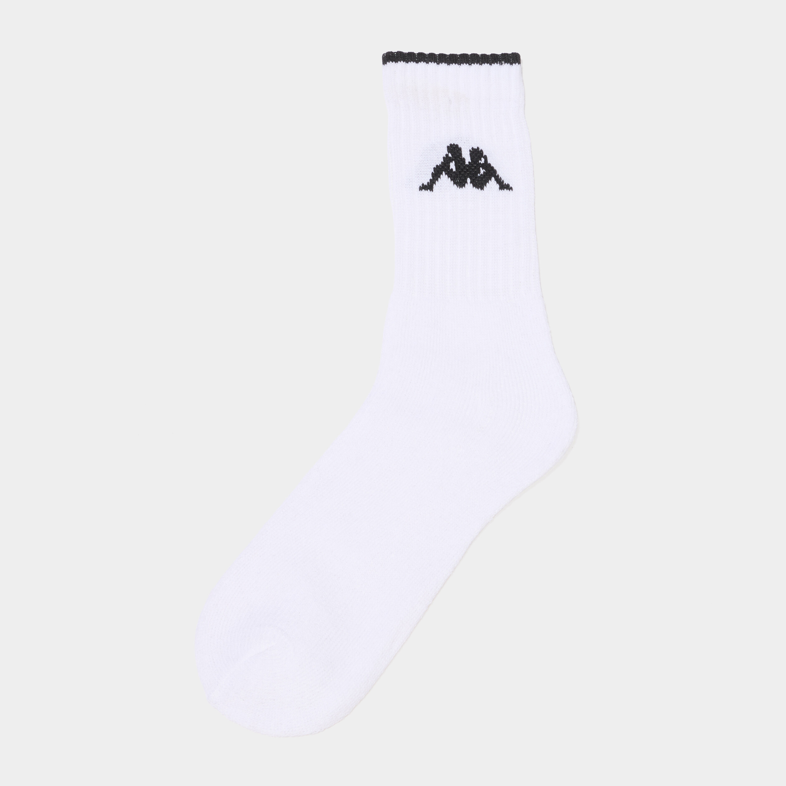 Lot 3 paires chaussettes sport Kappa blanc gar&ccedil;on