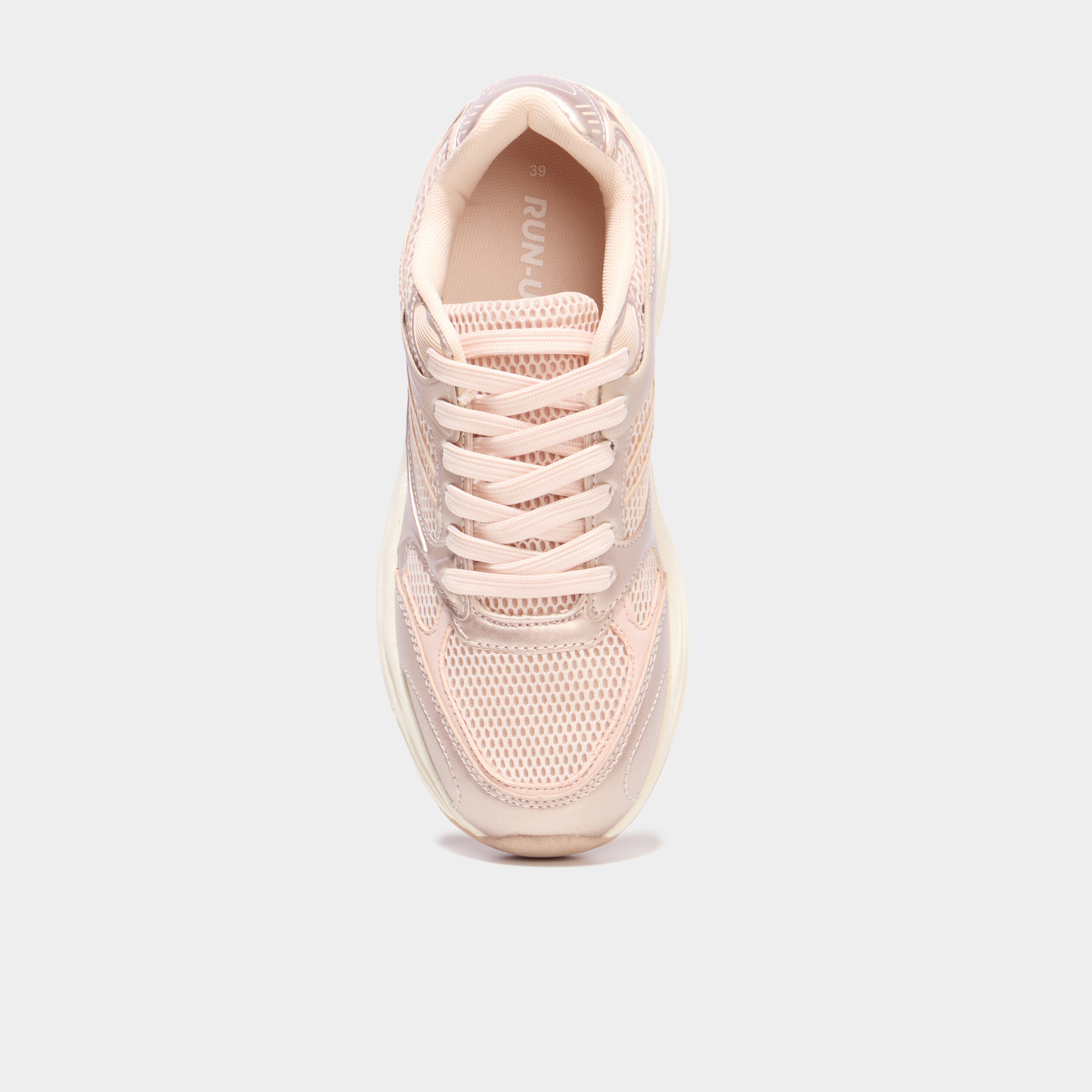 Baskets running rose femme
