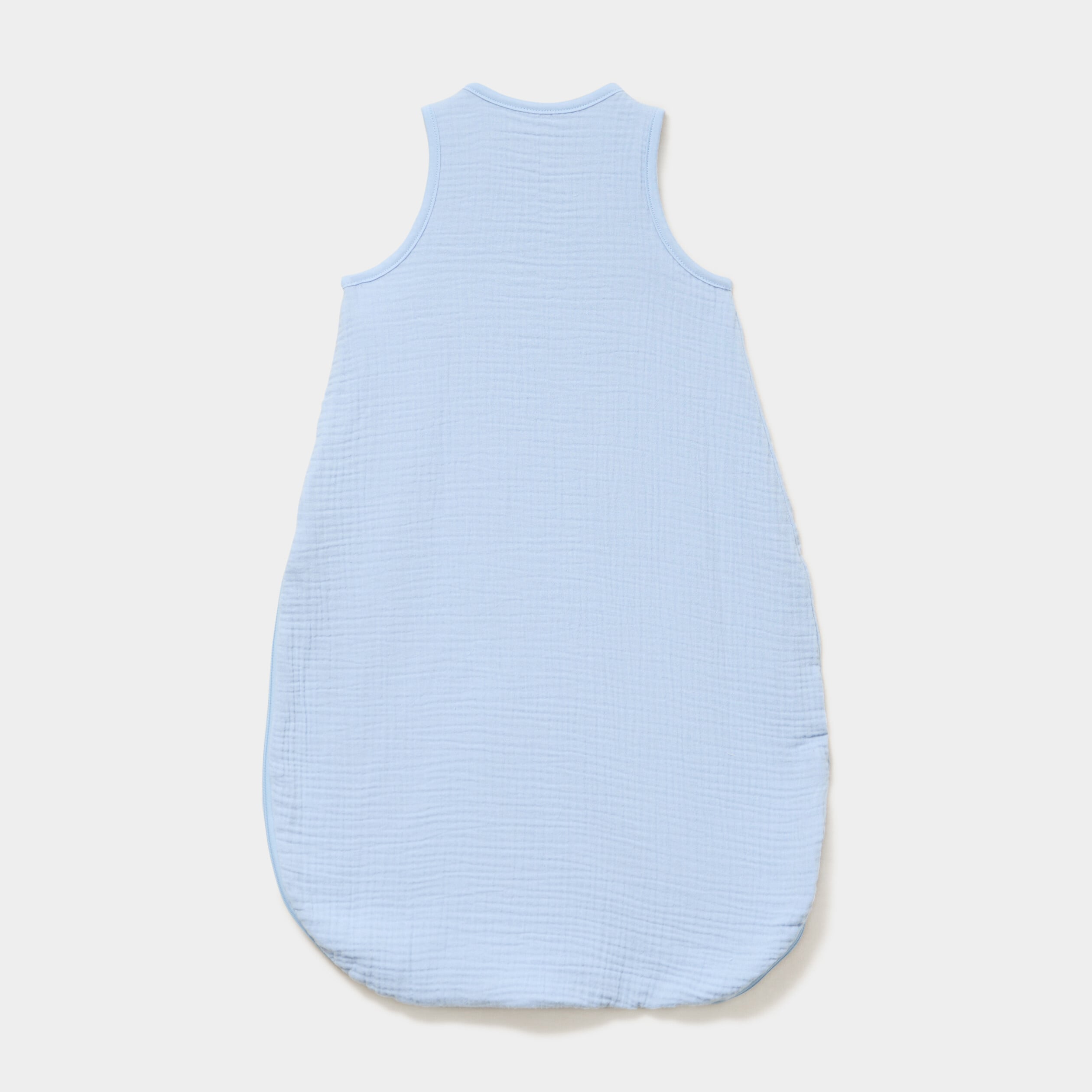 Gigoteuse sans manches gaze coton TOG 1 bleu ciel b&eacute;b&eacute;