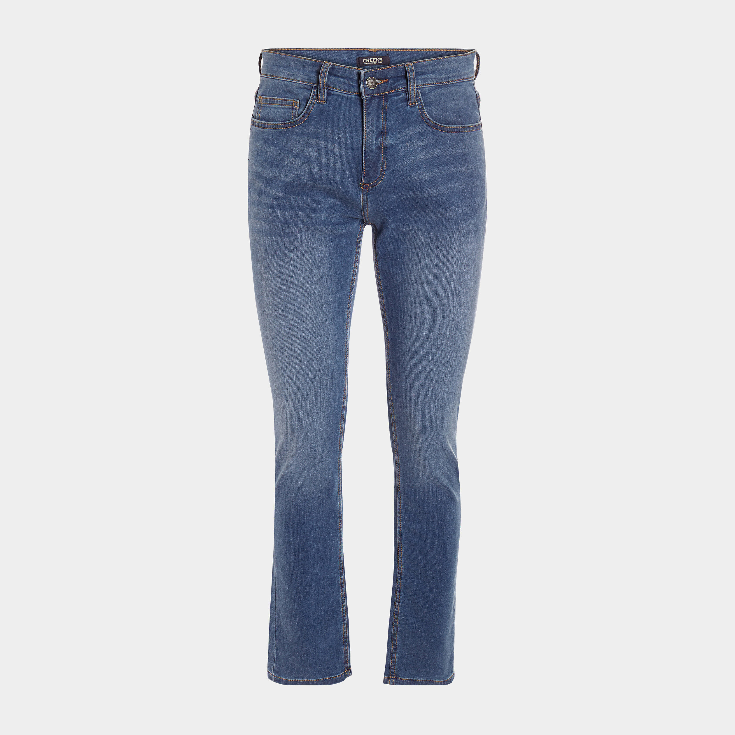 Jean stretch coupe slim denim double stone homme