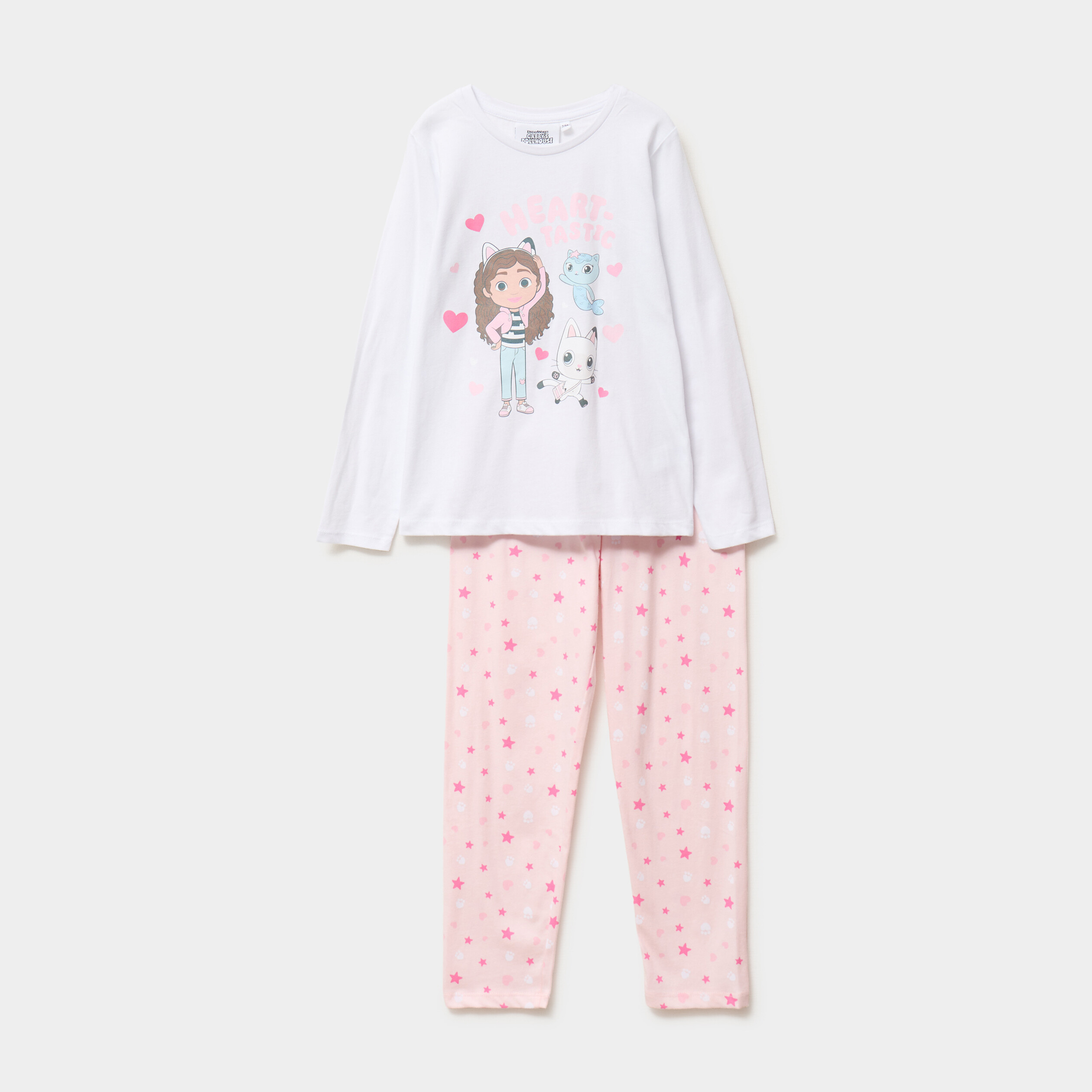 Ensemble pyjama Gabby la maison magique ivoire fille