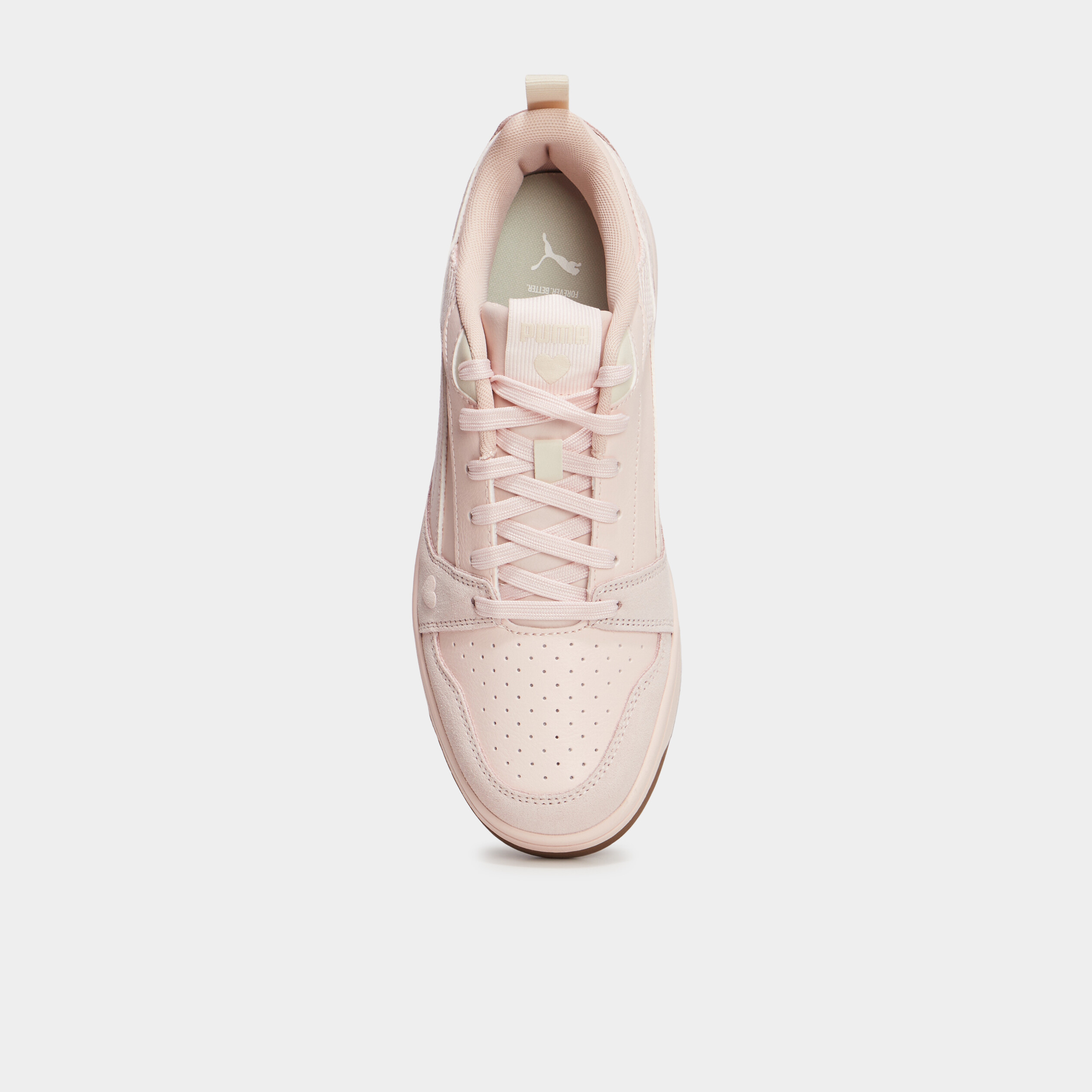 tennis basses puma coquette rose poudree femme Tennis basses Puma Coquette rose poudrée femme