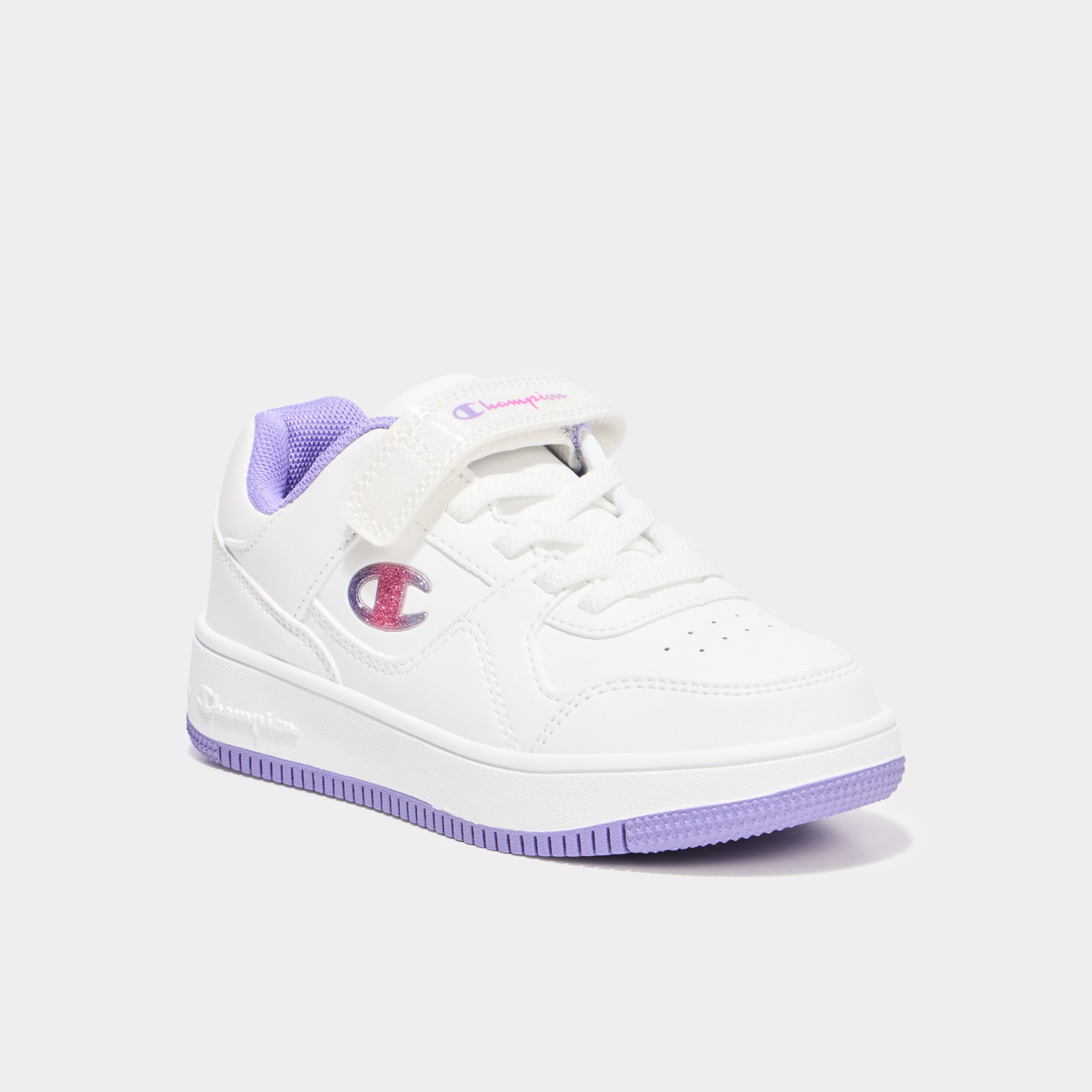 Tennis &agrave; scratchs Champion RD18 LOW violet fille