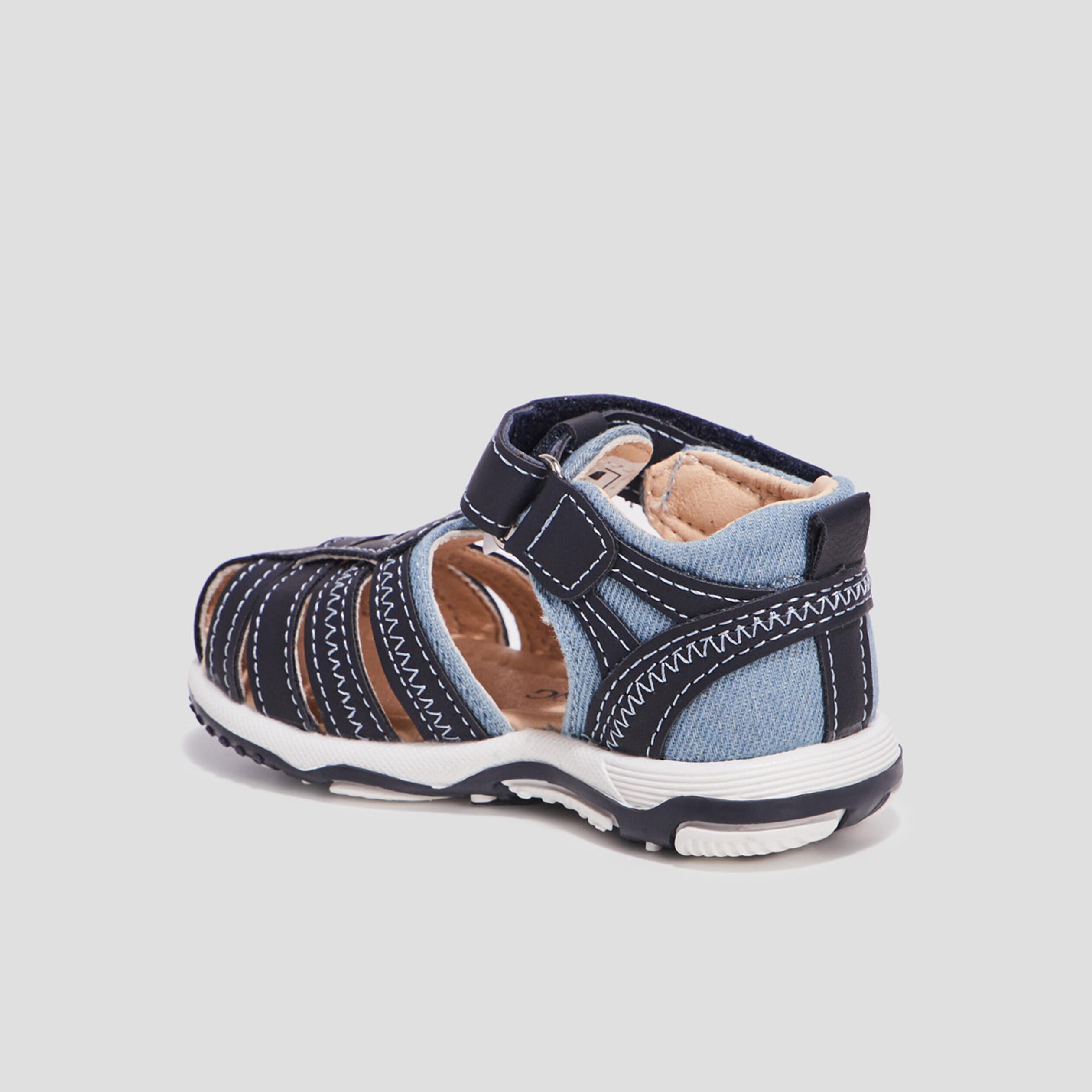 Sandales Le Roi lion bleu marine b b gar on