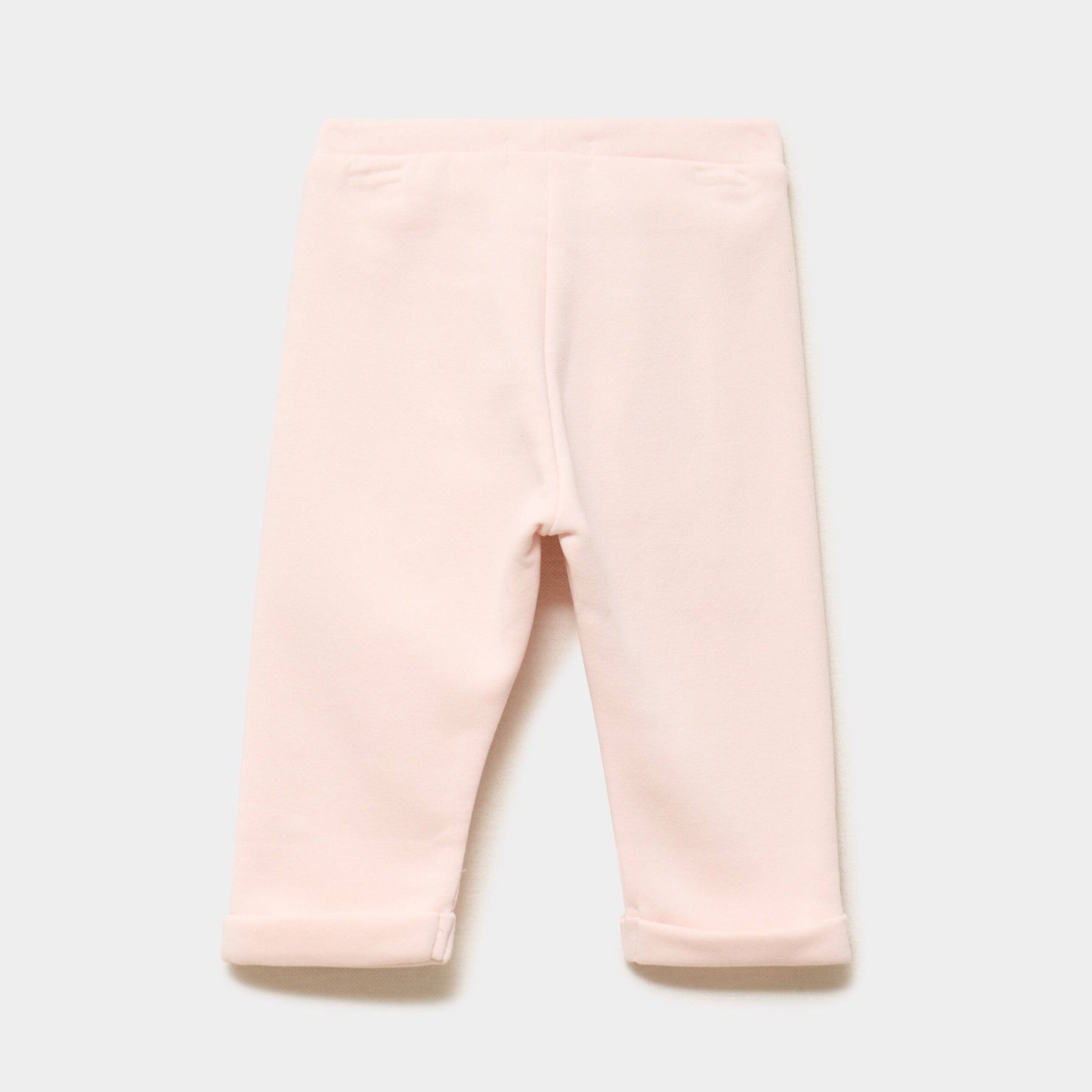 Pantalon de jogging avec pinces rose clair b&eacute;b&eacute; fille