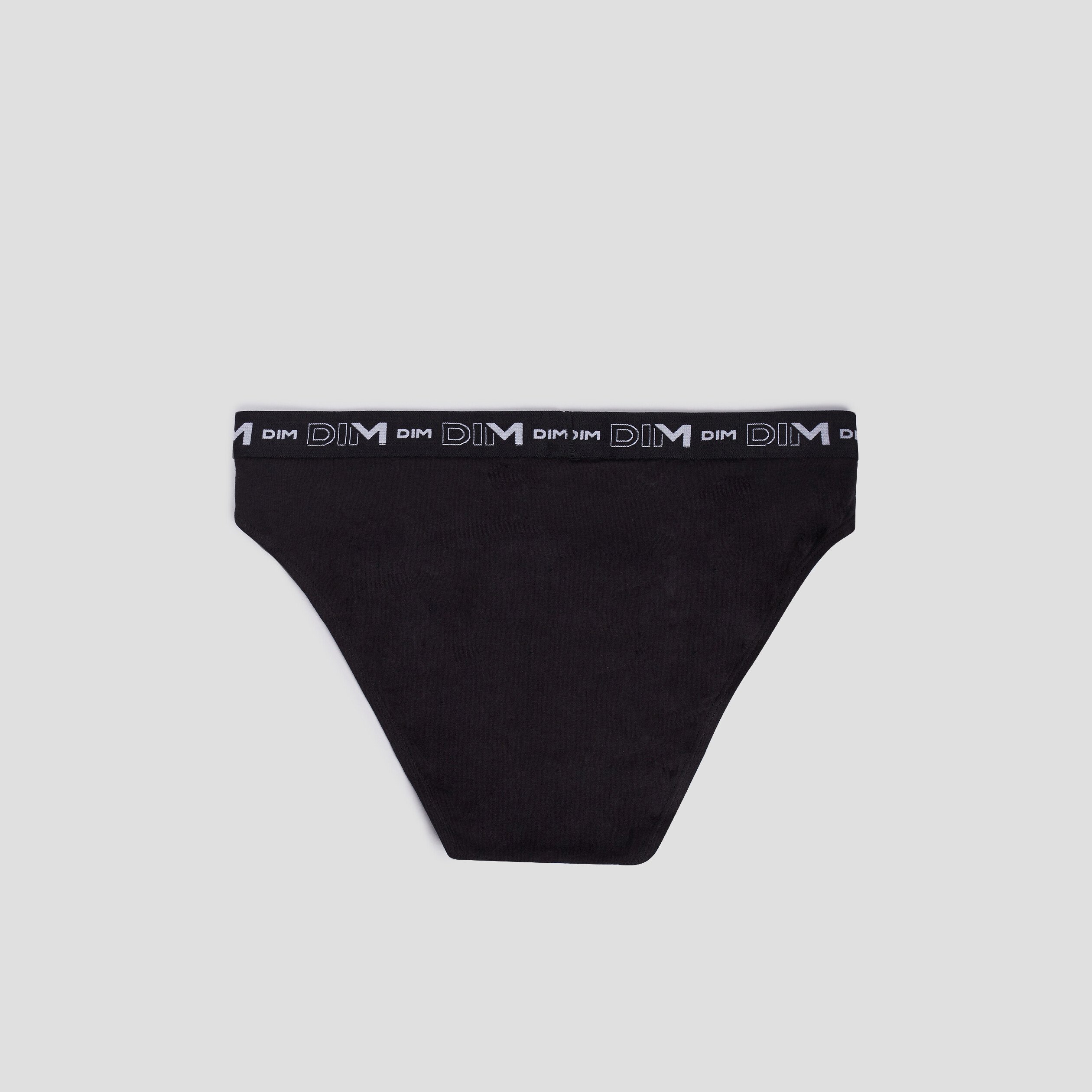 lot 3 slips coton stretch dim noir homme Lot 3 slips coton stretch DIM noir homme