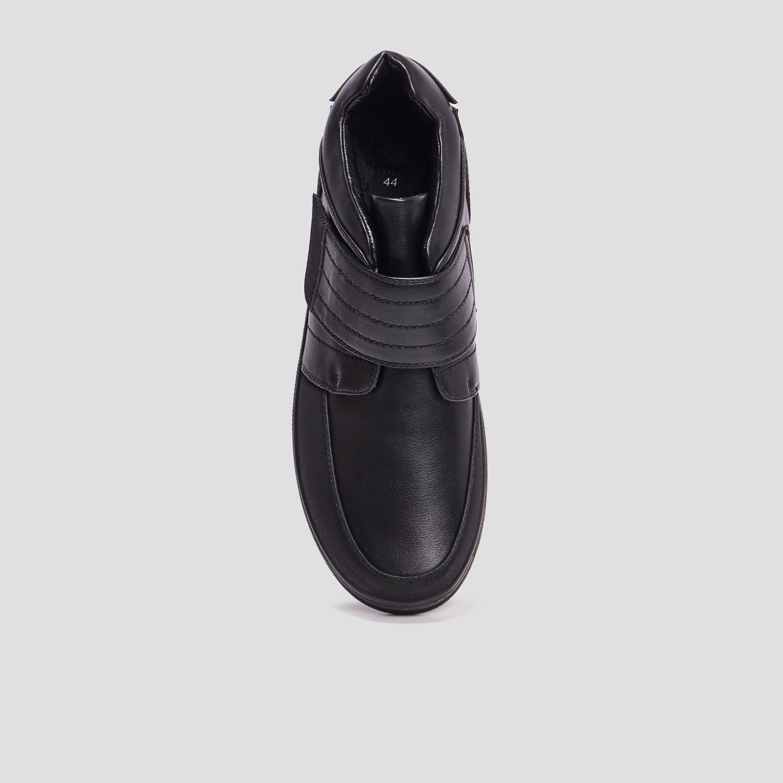 Bottines montantes &agrave; scratchs noir homme