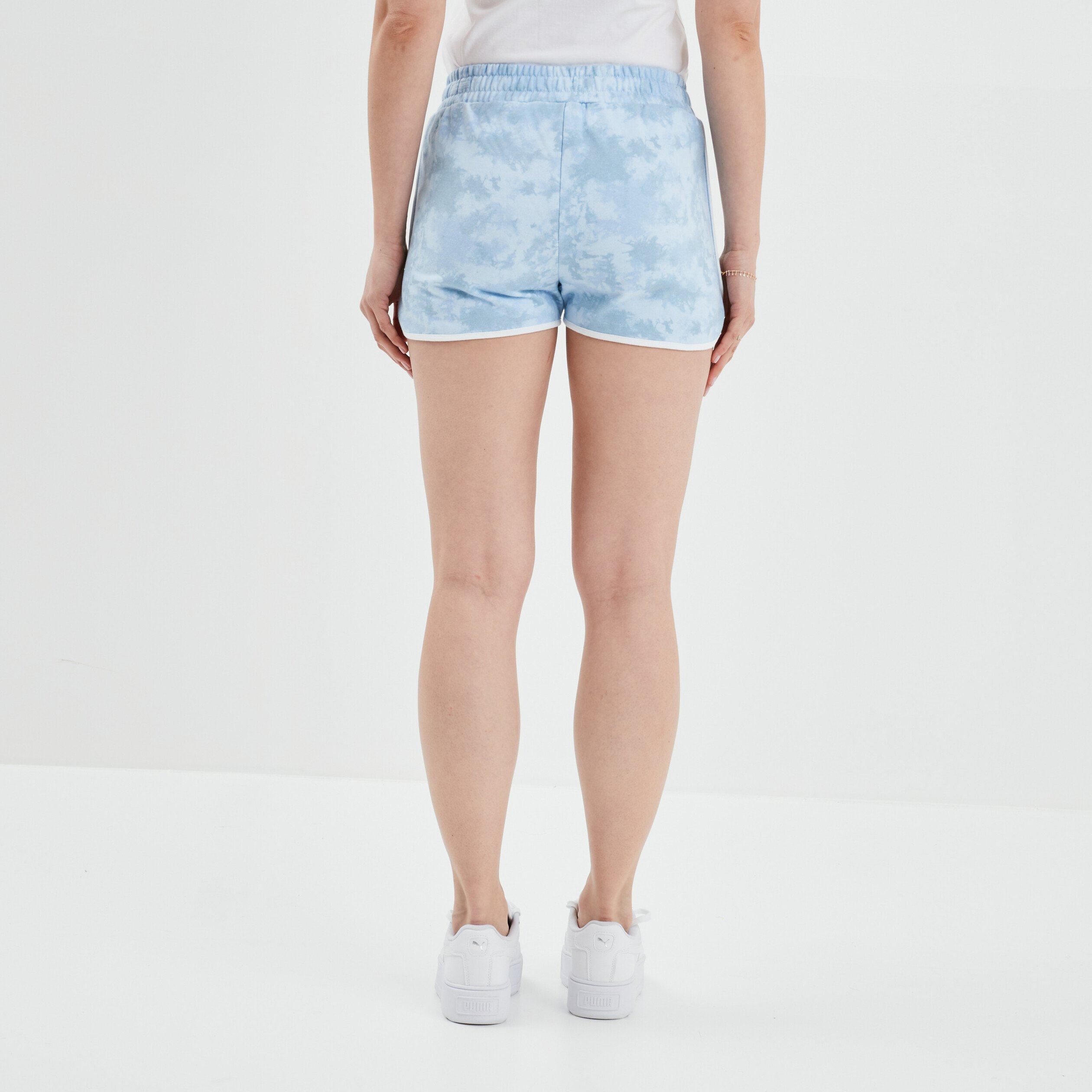 short de jogging droit bleu femme Short de jogging droit bleu femme
