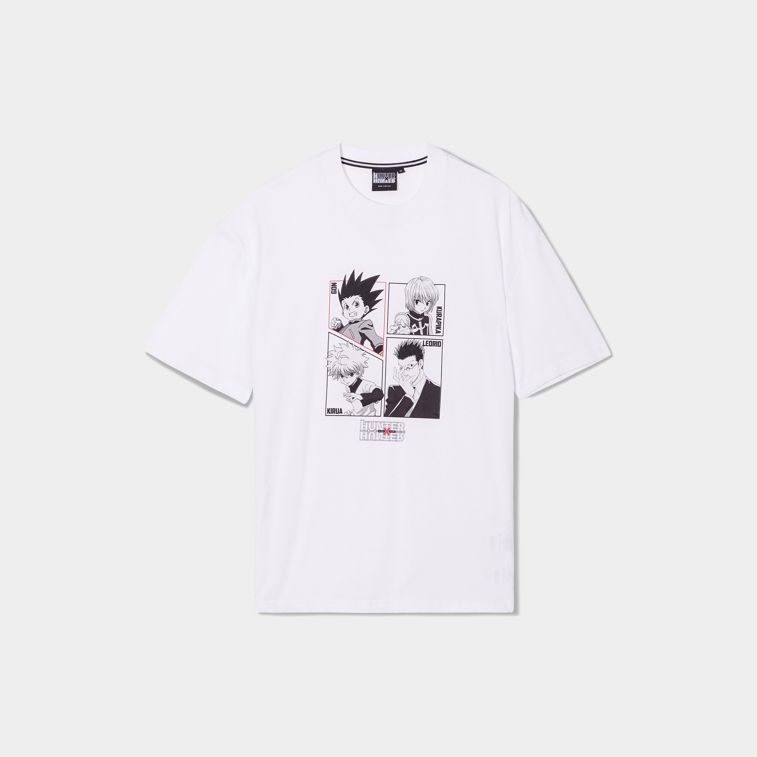 t shirt col rond hunter x hunter blanc homme T-shirt col rond Hunter X Hunter blanc homme