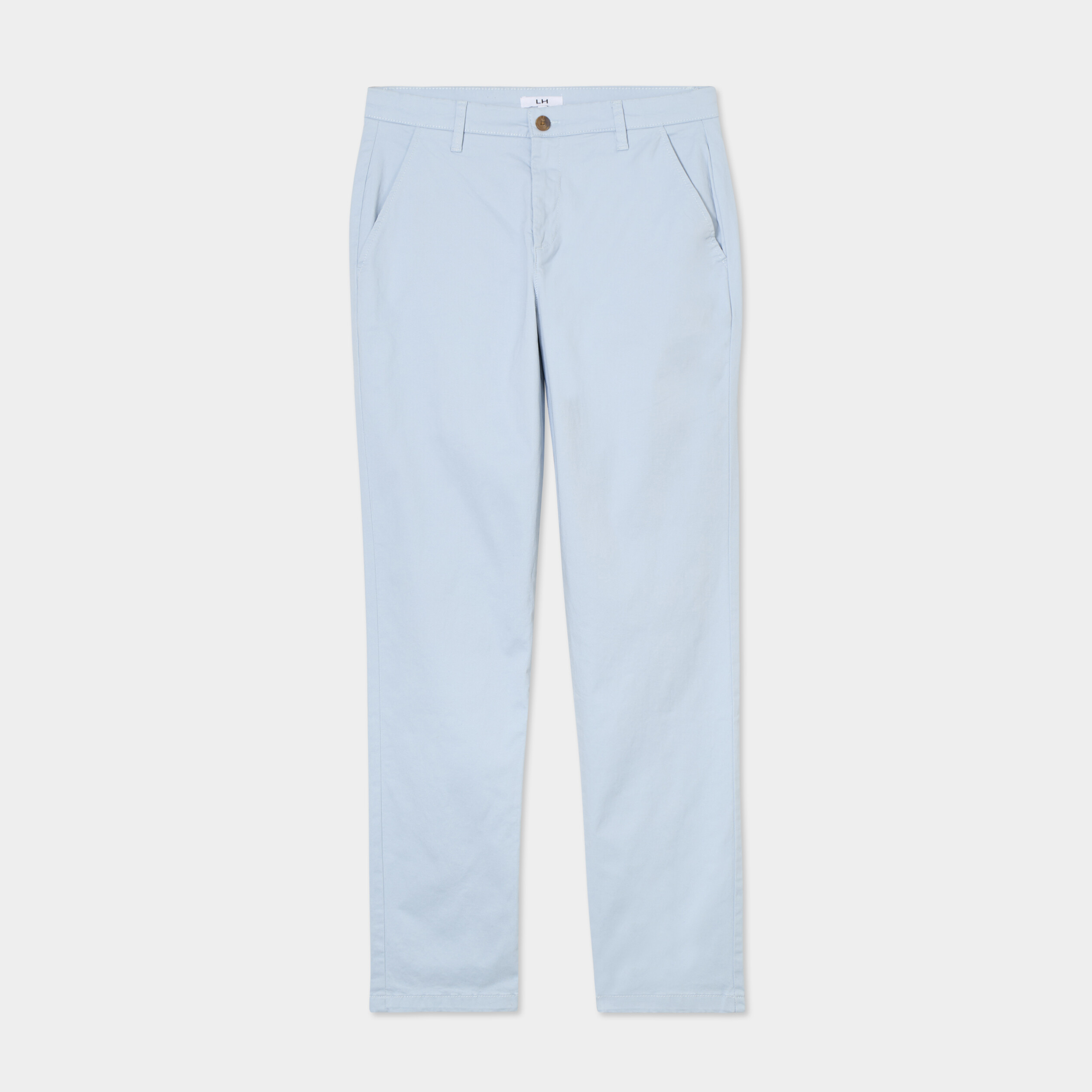 pantalon chino droit stretch bleu ciel homme Pantalon chino droit stretch bleu ciel homme