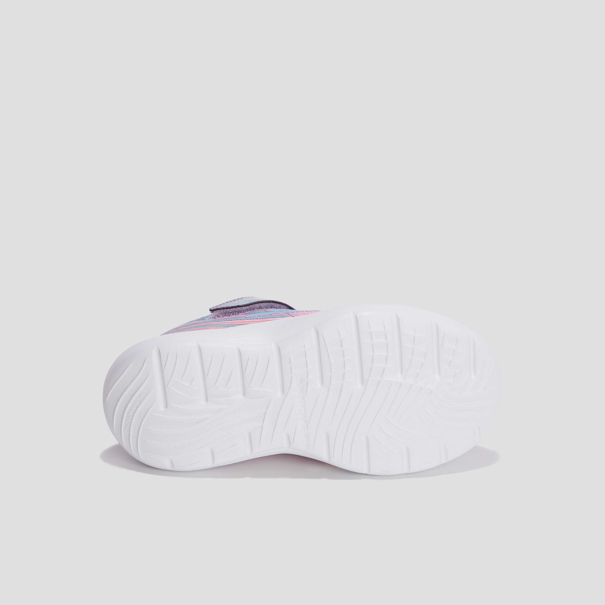 Baskets à scratchs Skechers Shimmer bleu lavande fille