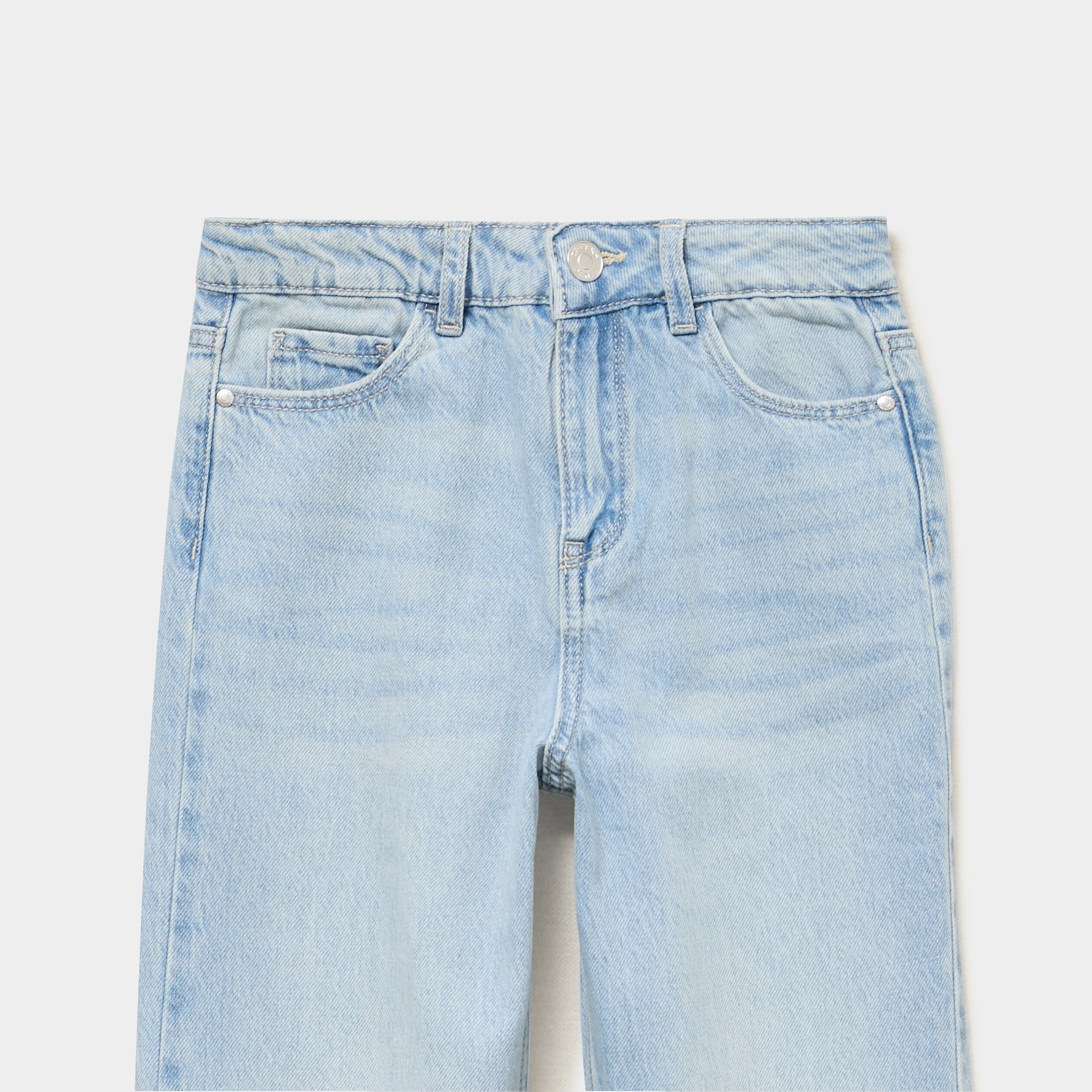 Jean regular 5 poches coton denim triple stone fille
