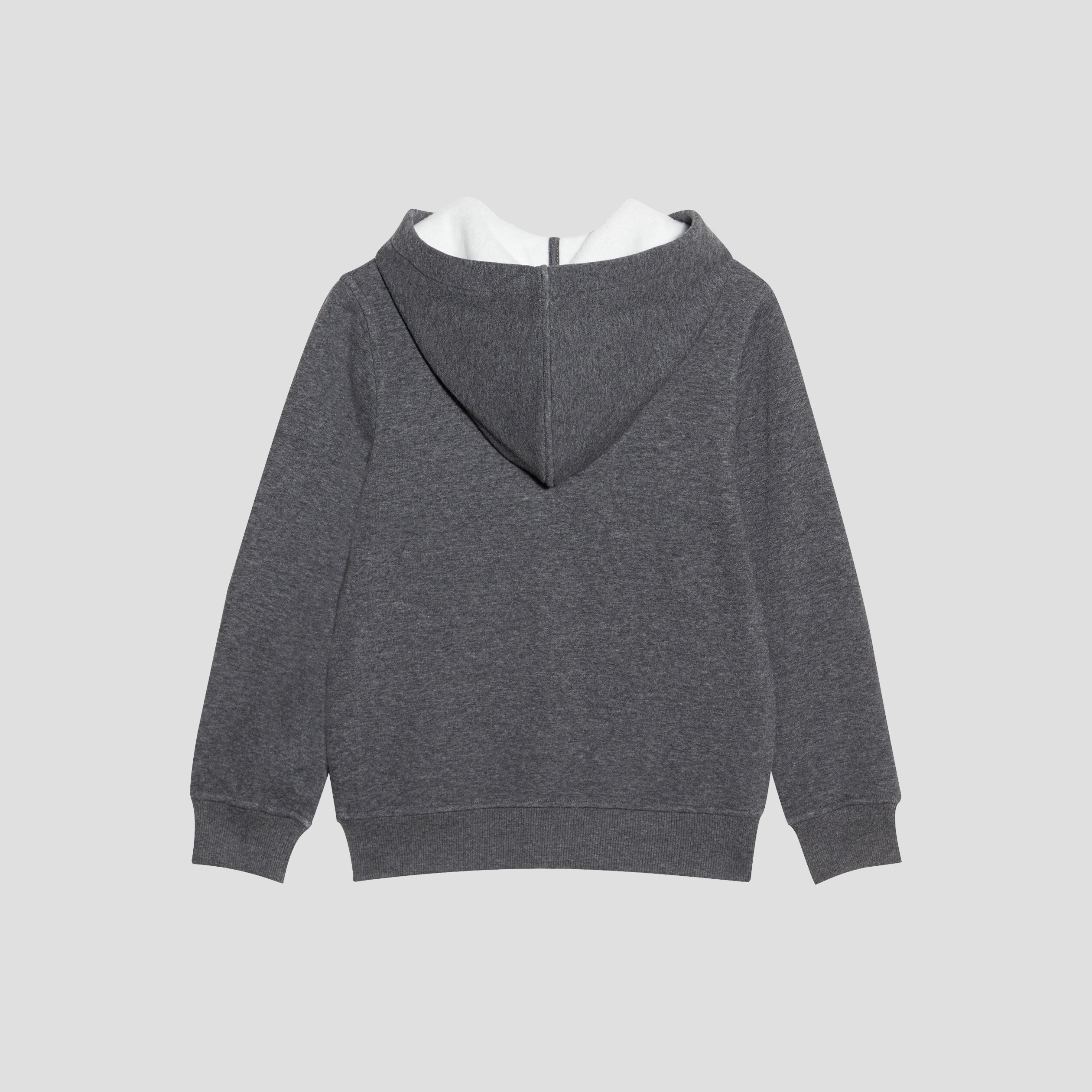sweat zippe a capuche gris garcon Sweat zippé à capuche gris garçon
