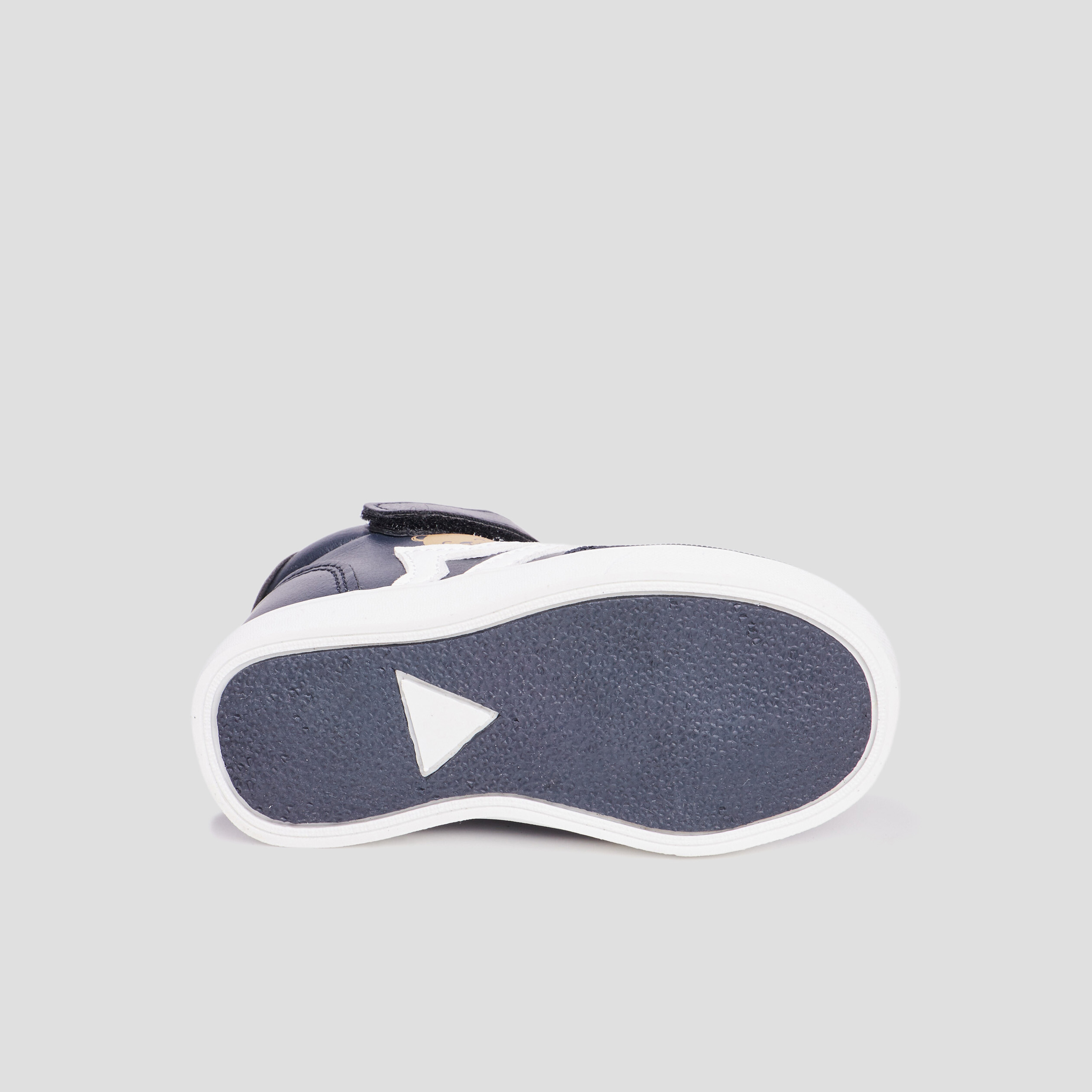 baskets montantes a scratchs kicone bleu marine bebef Baskets montantes à scratchs Kicone bleu marine bébé fille