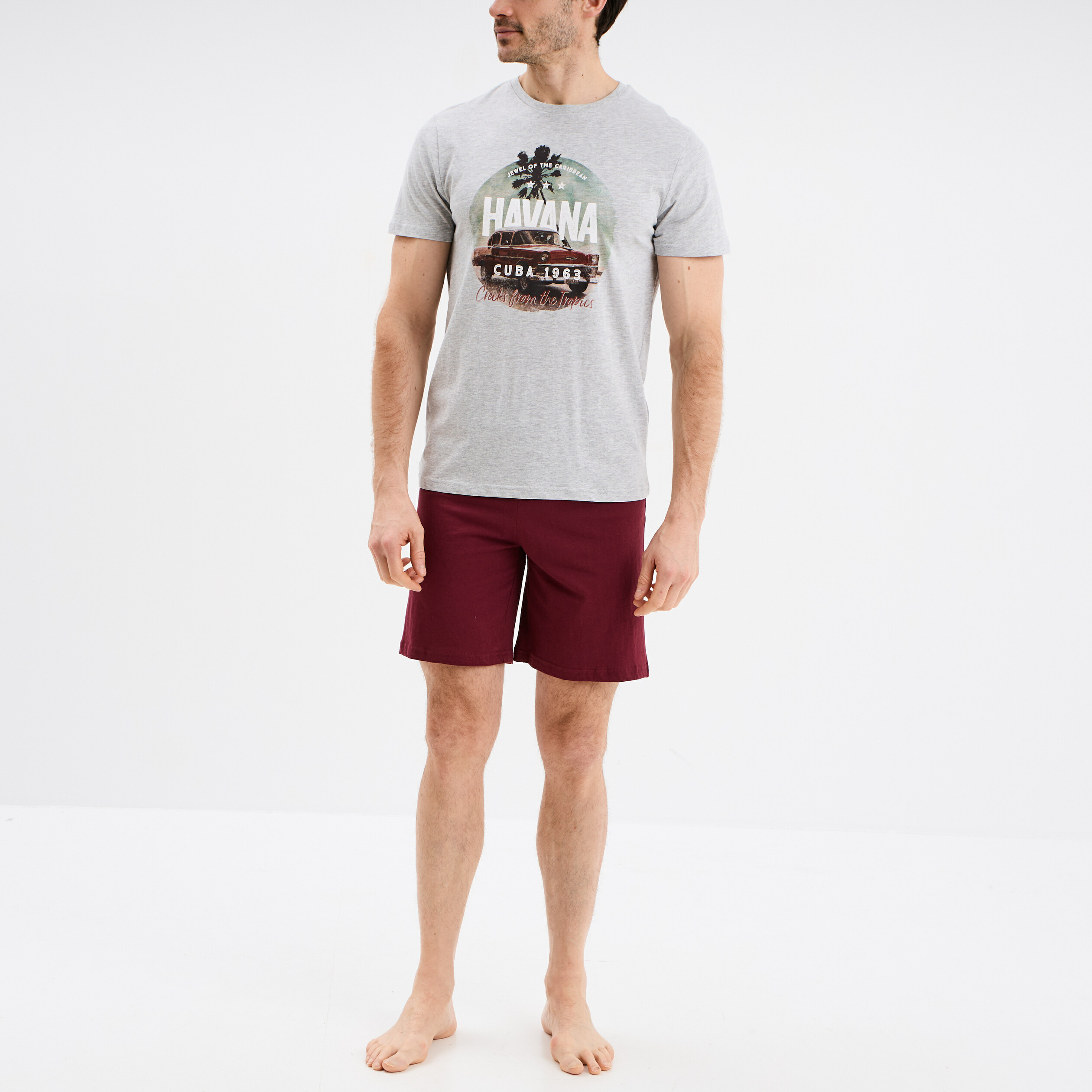 Ensemble pyjama short homme outlet