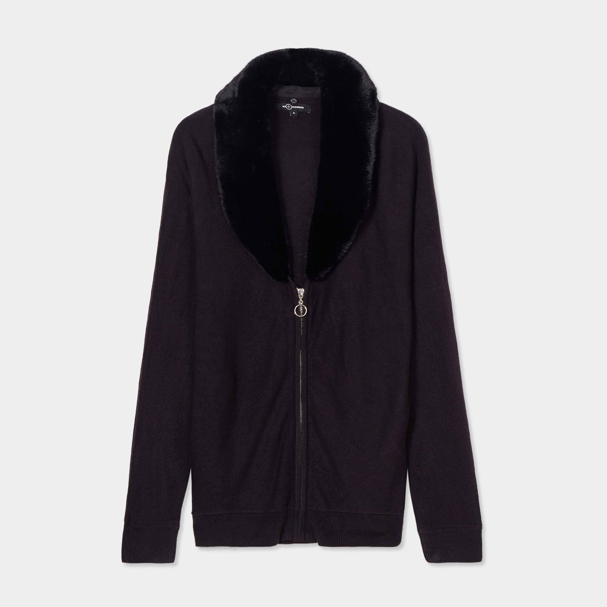 Gilet col fourrure new arrivals