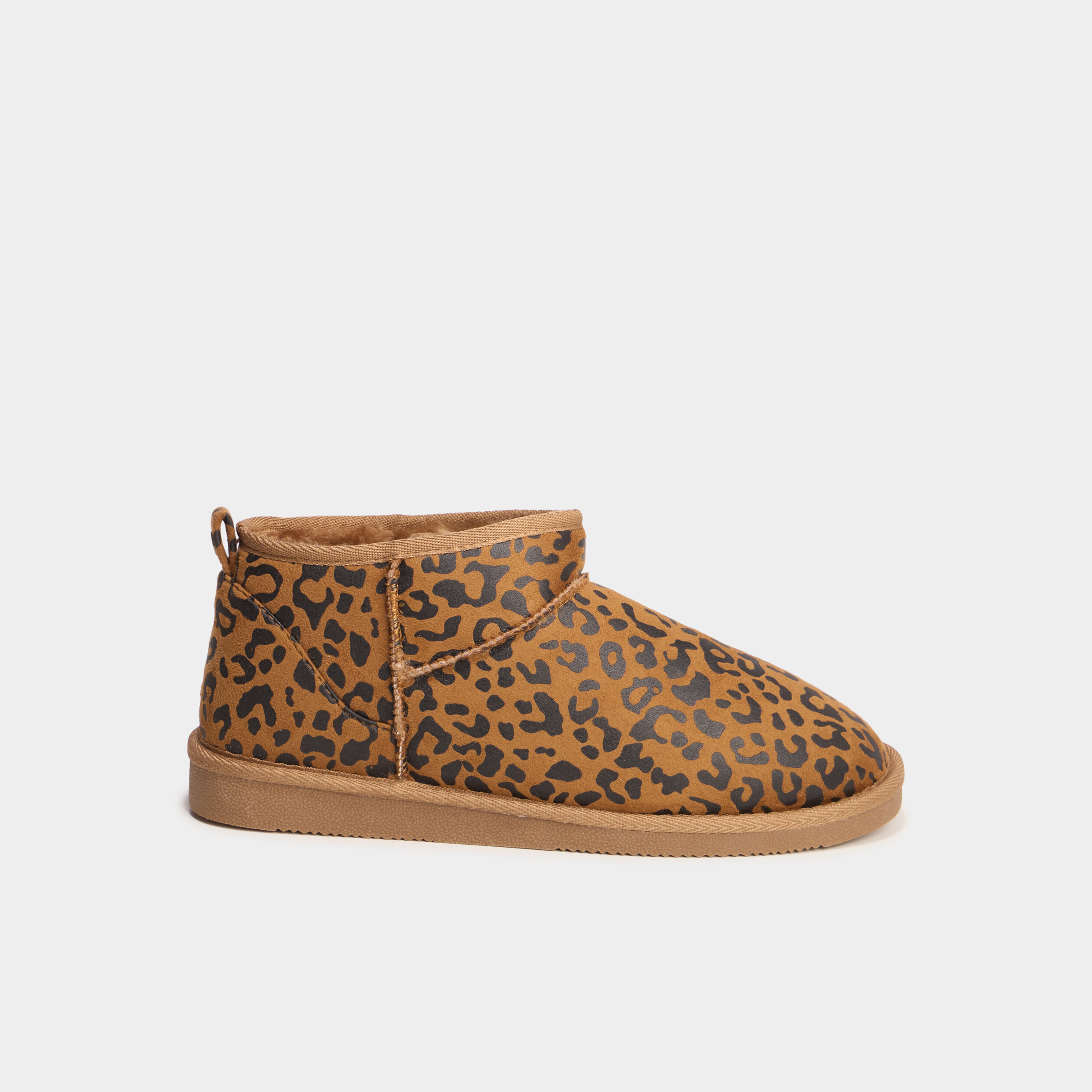 Bottines fourr&eacute;es multicolore femme