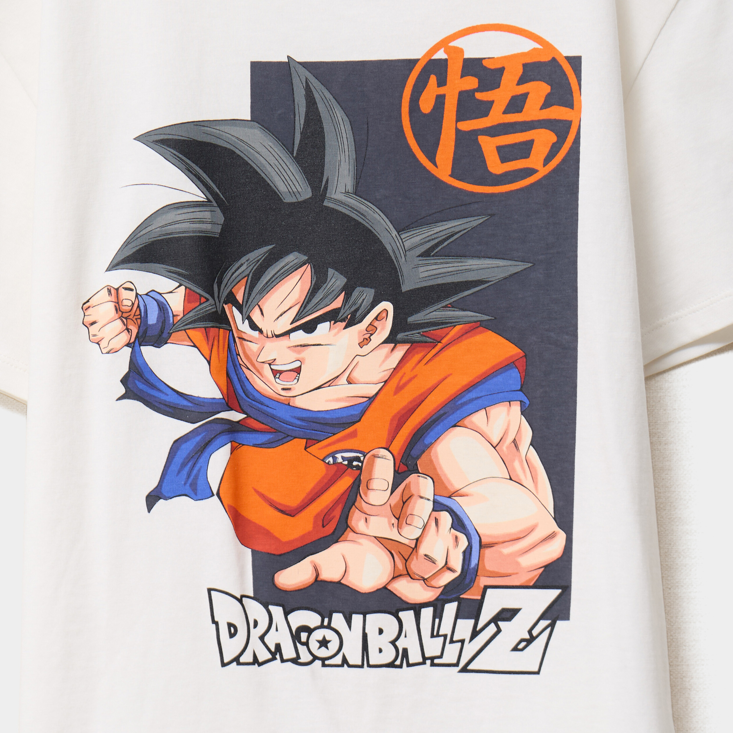 T-shirt manches courtes Dragon Ball Z blanc garçon