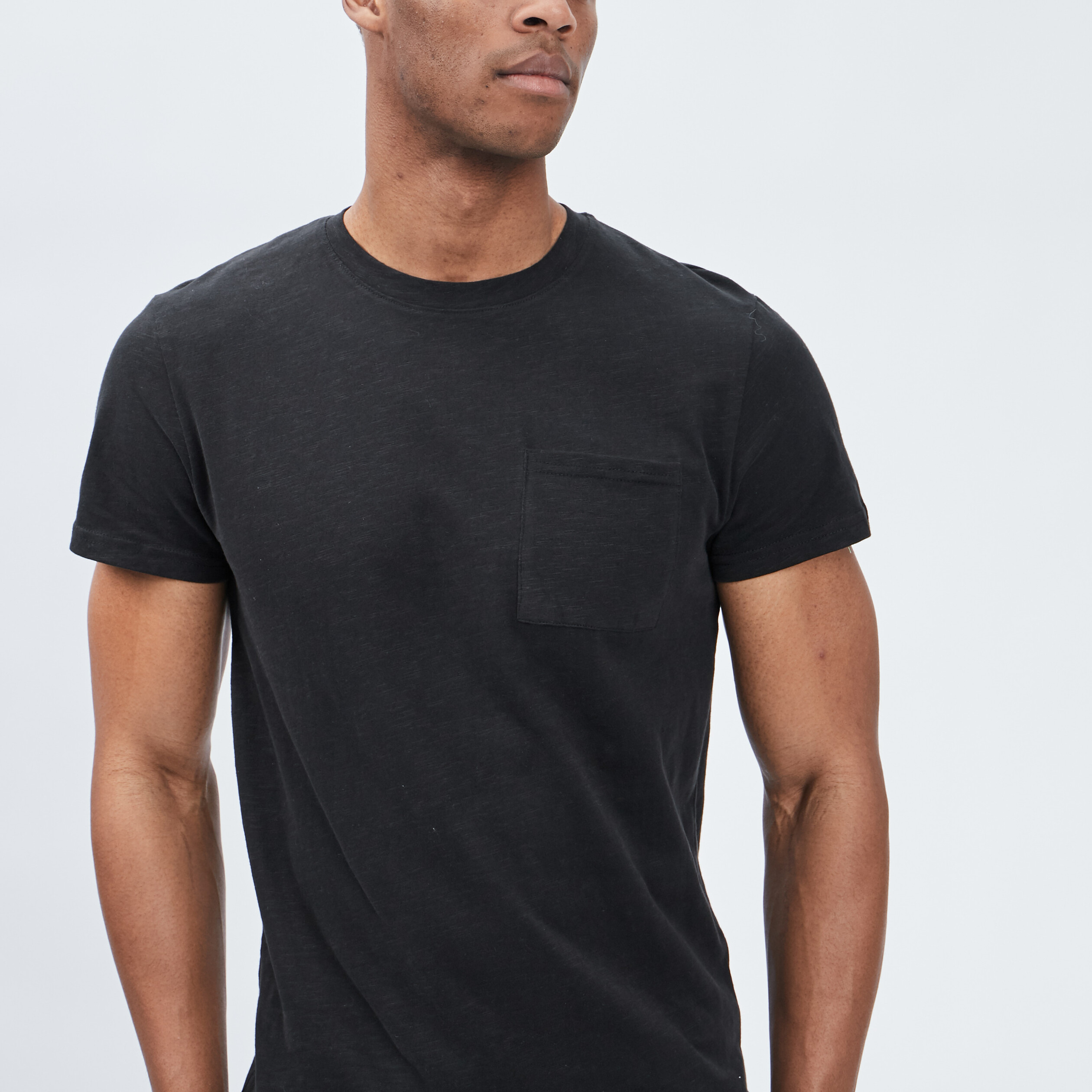 T-shirt manches courtes noir homme