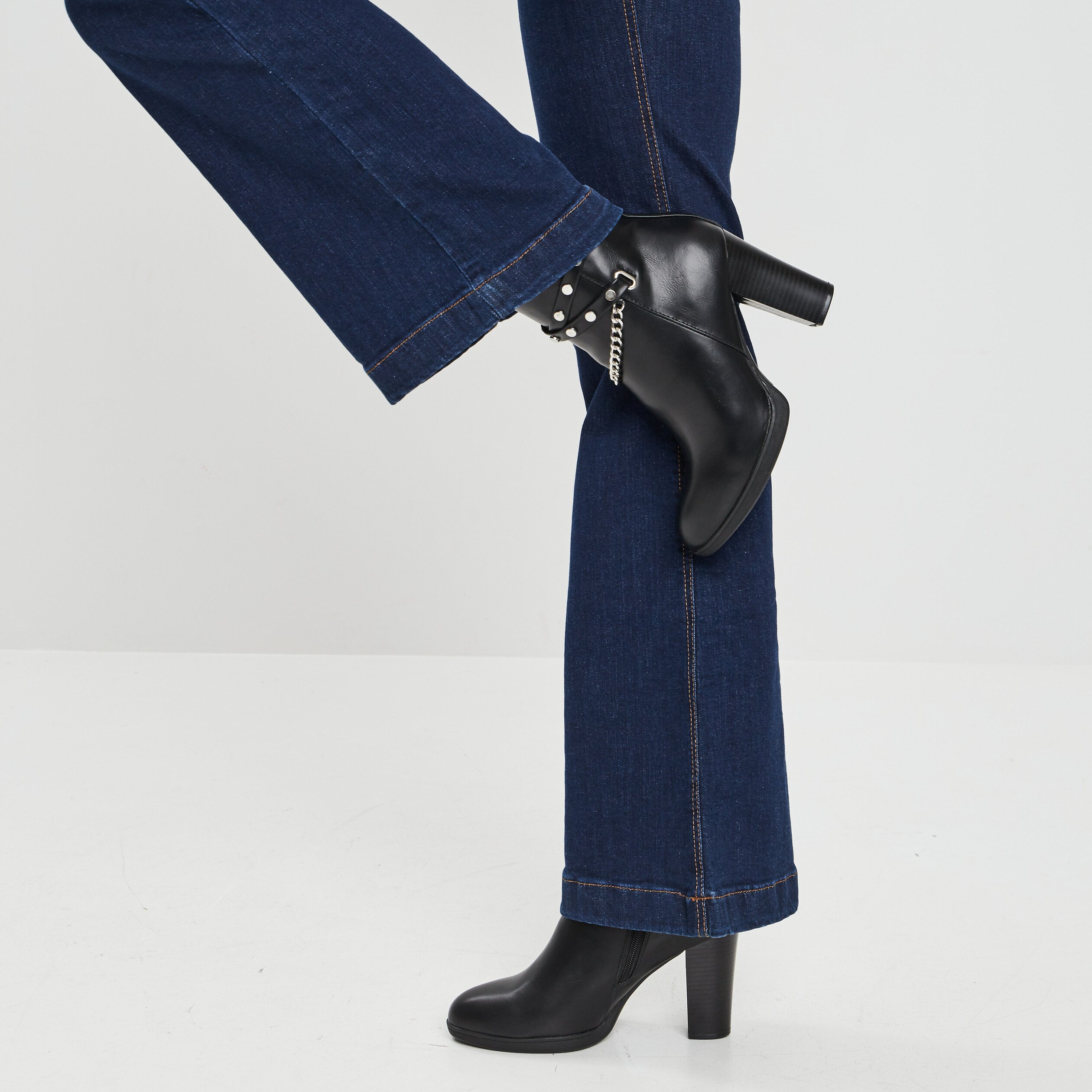 Bottines talons noir online